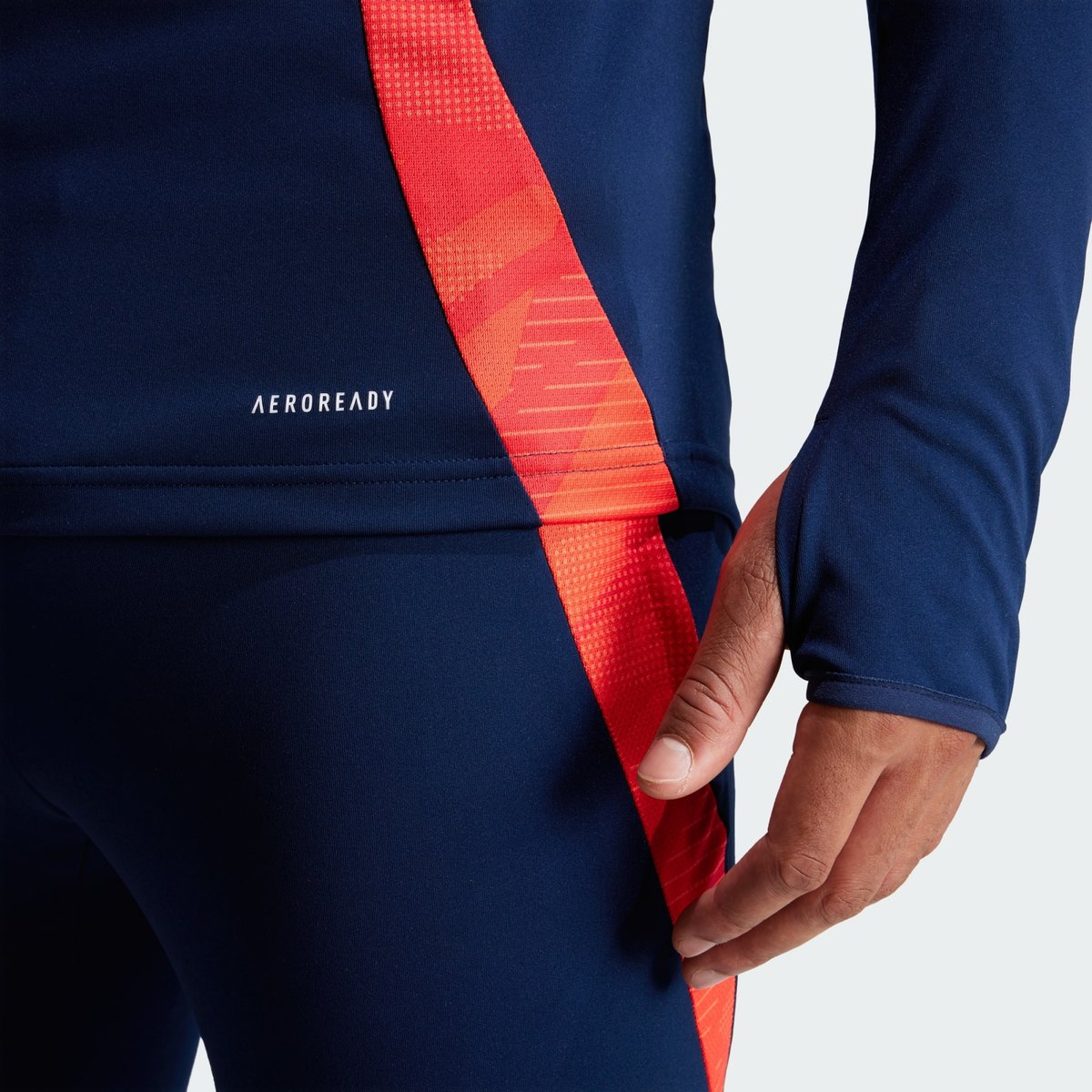 Haut d'entraînement Manchester United Tiro 24 night indigo / bright red, adidas Performance
