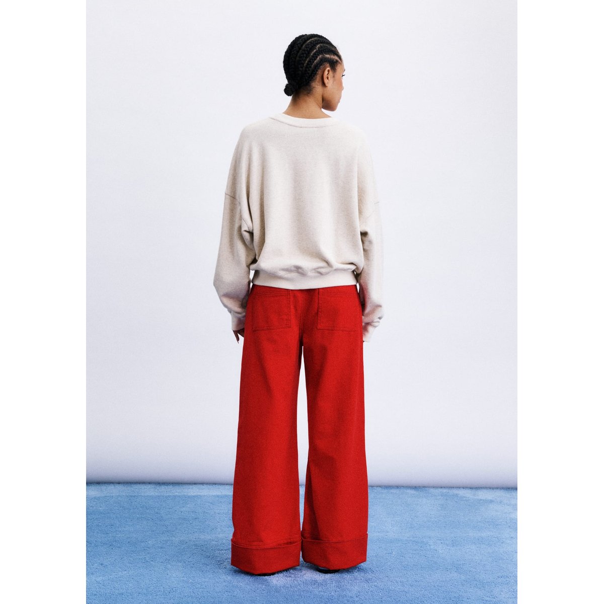 Sweatshirt Tame en coton TAME beige crème, FRNCH
