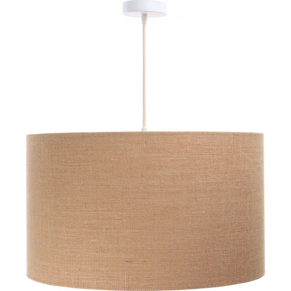 Suspension en jute tressée, BOHO extérieur en jute beige foncé et intérieur beige crème, BPS KONCEPT