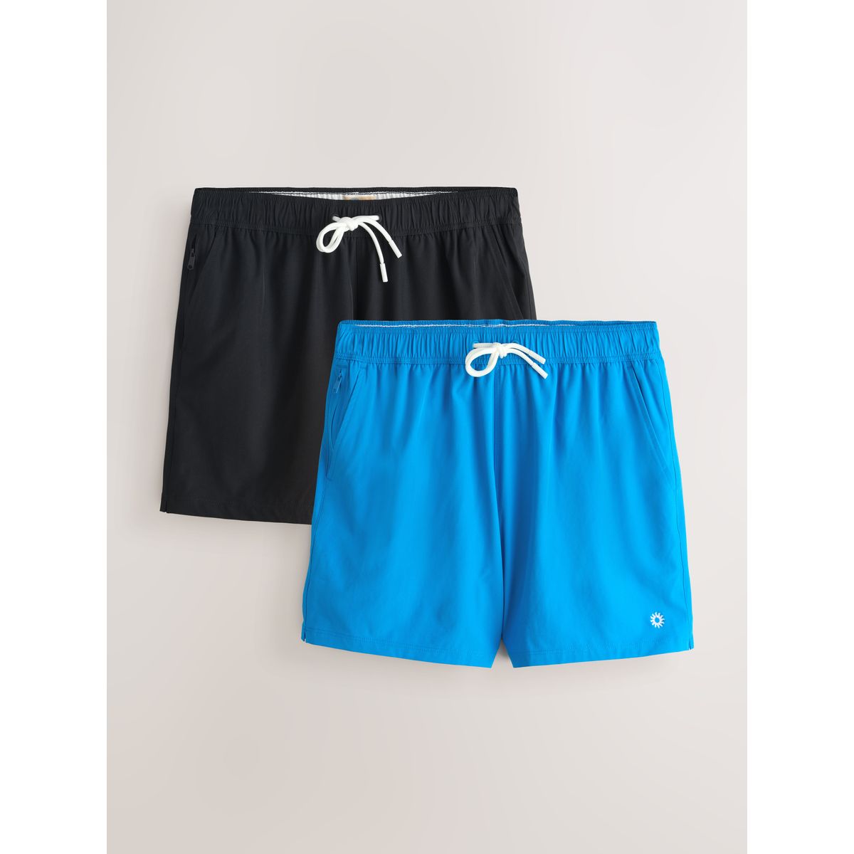 Short de bain motionflex 5 pouces, lot 2 bleu/noir, NEXT
