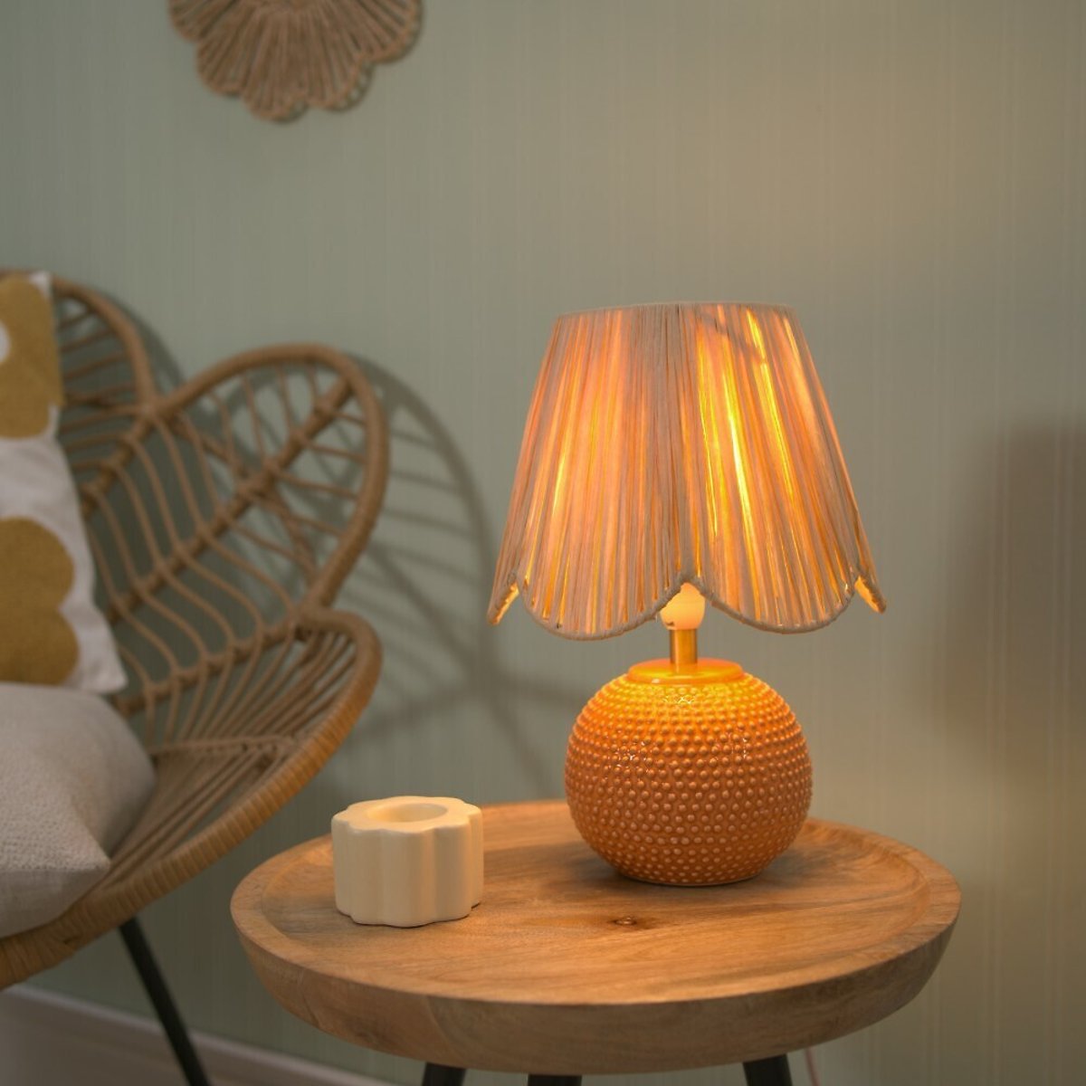 Sandy Ceramic Table Lamp orange, SO'HOME
