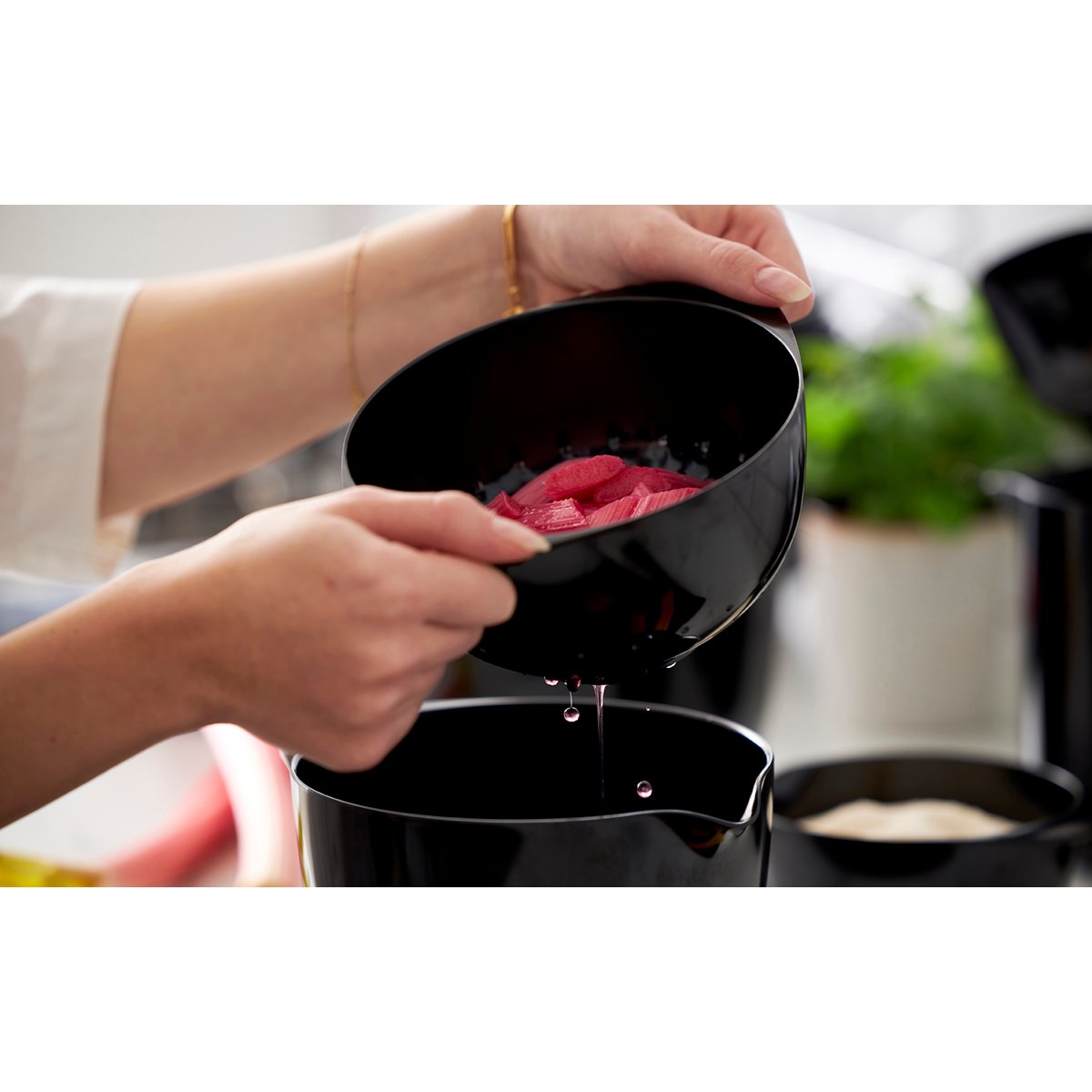 Passoire pour Margrethe CLASSIC noir, ROSTI