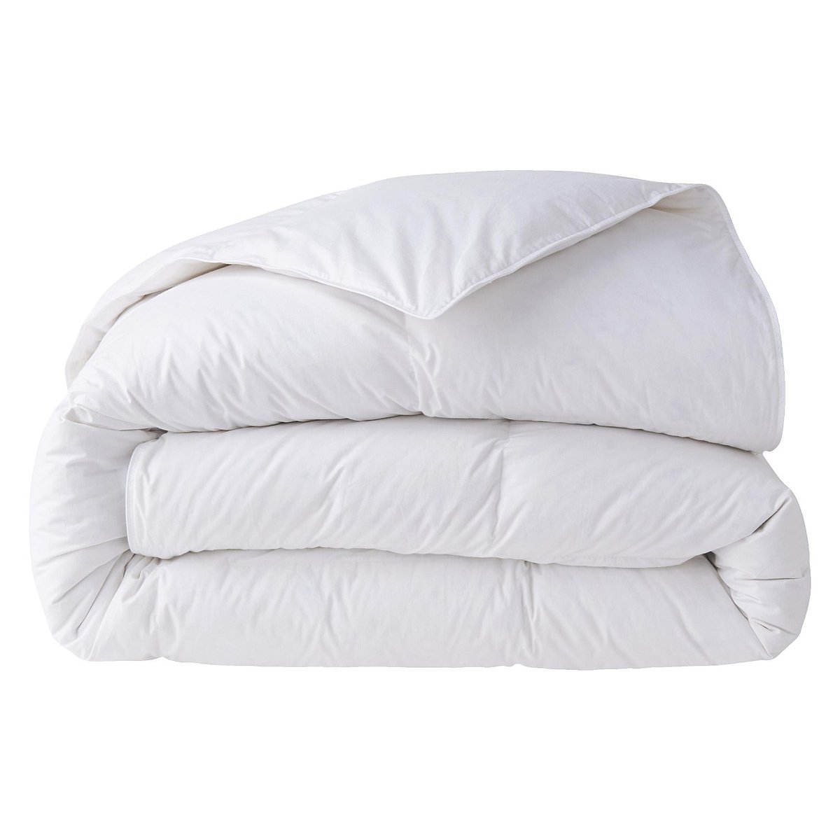 Couette tempérée en duvet et plumettes NATURELLE blanc, HABITAT