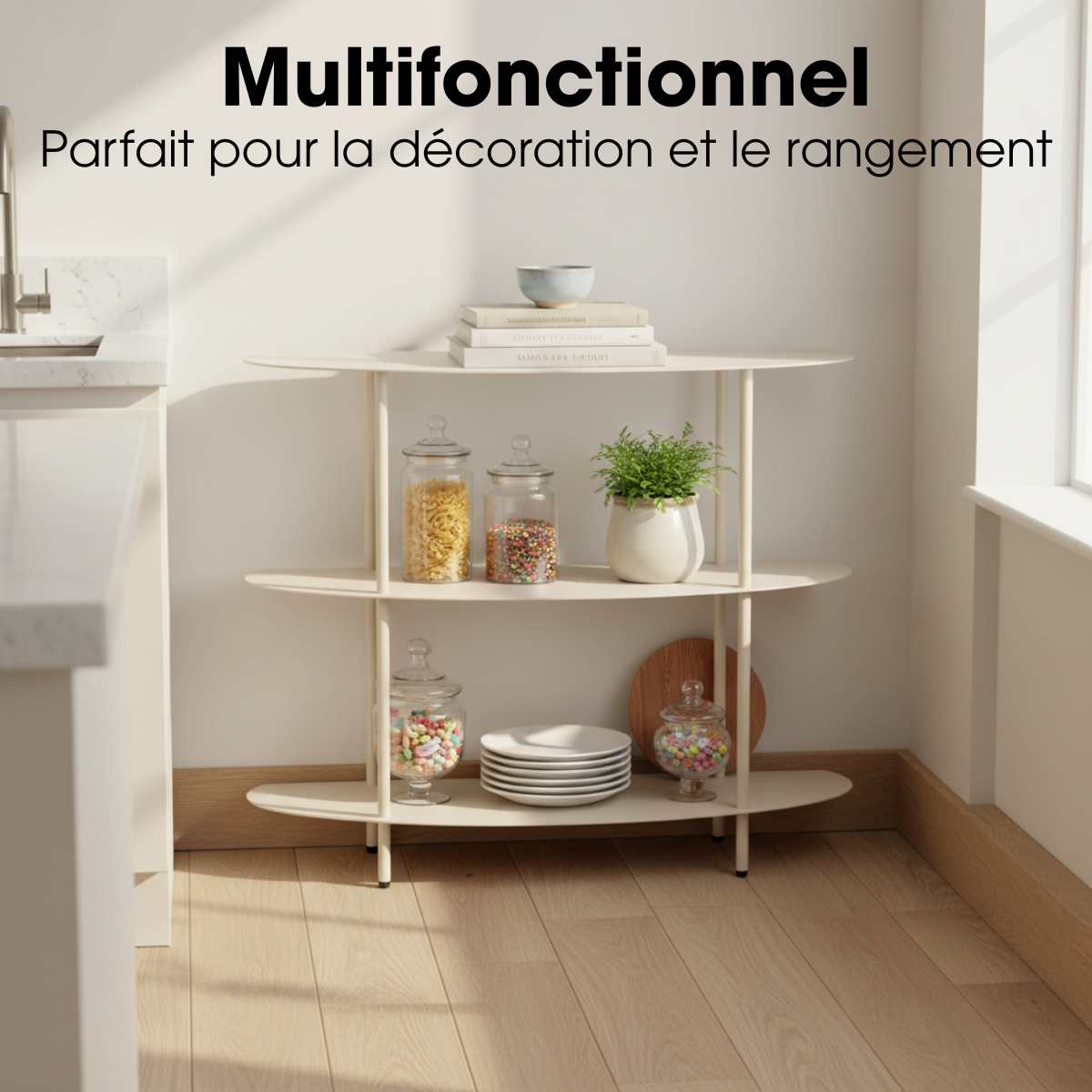Étagère blanc cassé, MICA DECORATIONS