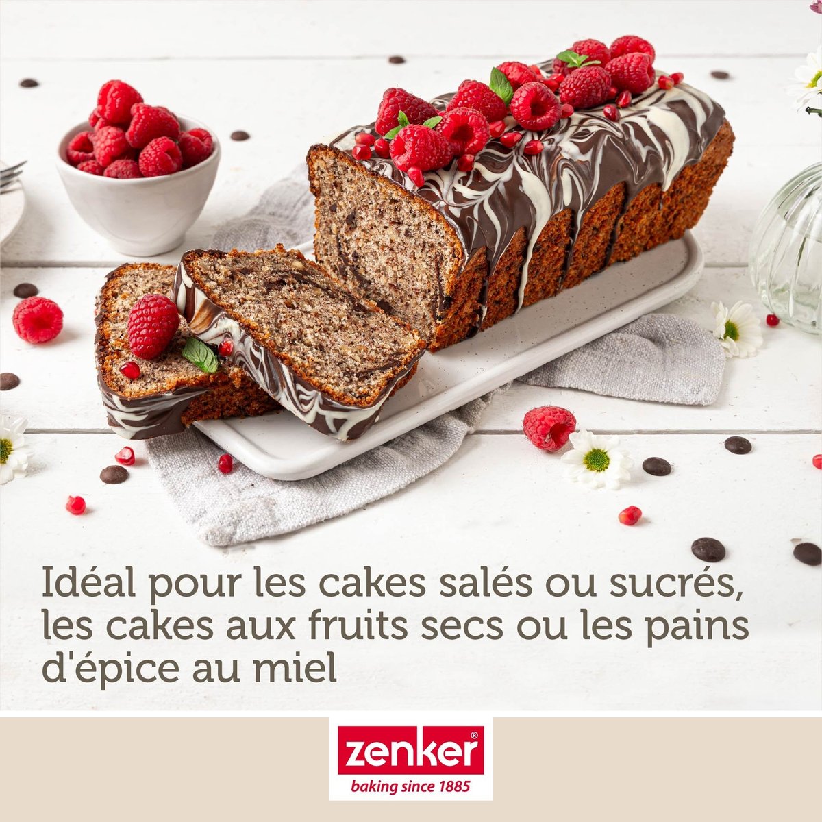 Moule à cake 30,5 x 11,5 x 7 cm PERFECTBACK+ noir, ZENKER