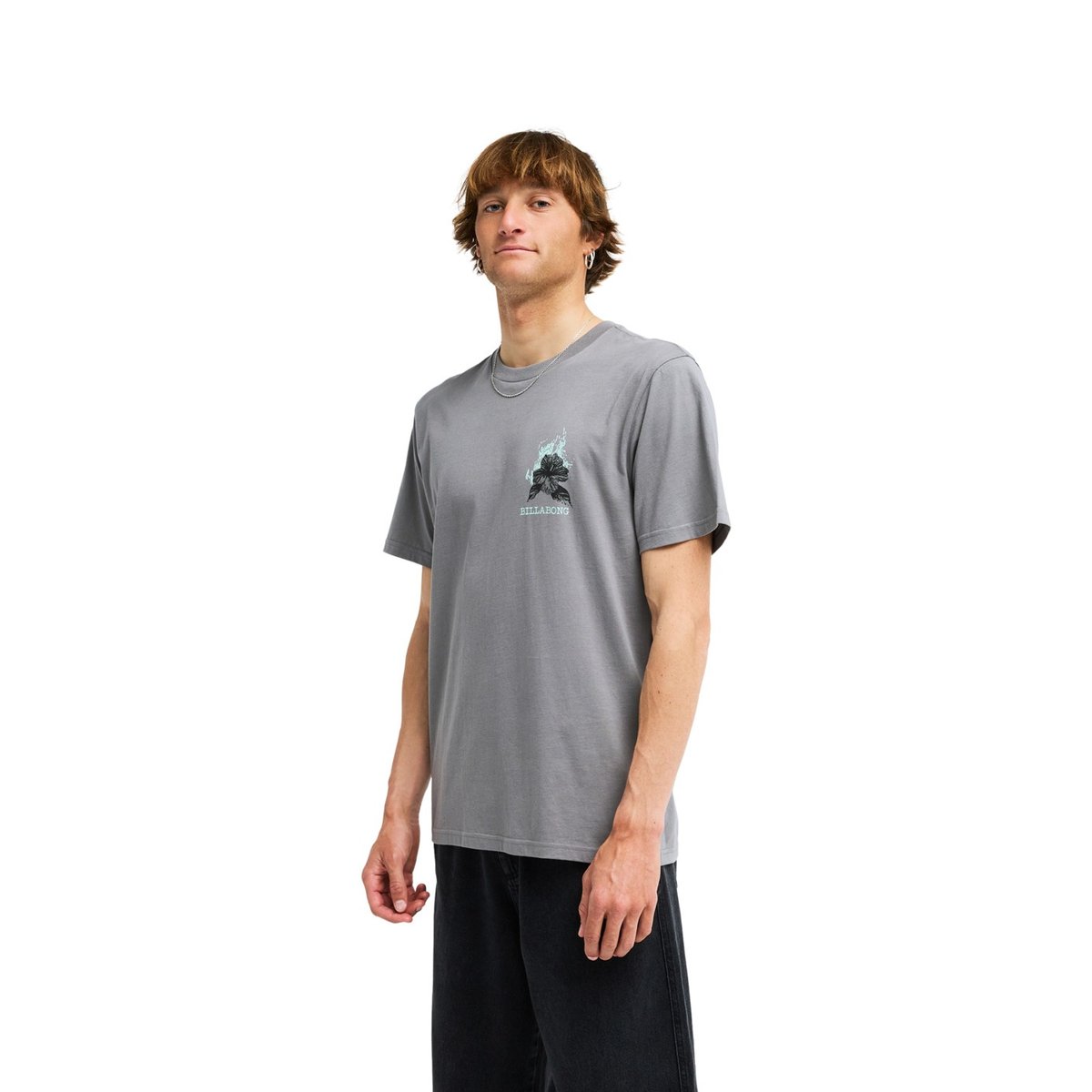 T shirt manches courtes RETRO POSTER gris pewter, BILLABONG