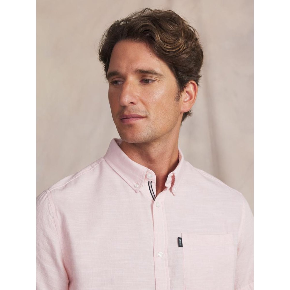 Chemise manches courtes CALELCHA orchidee, TBS