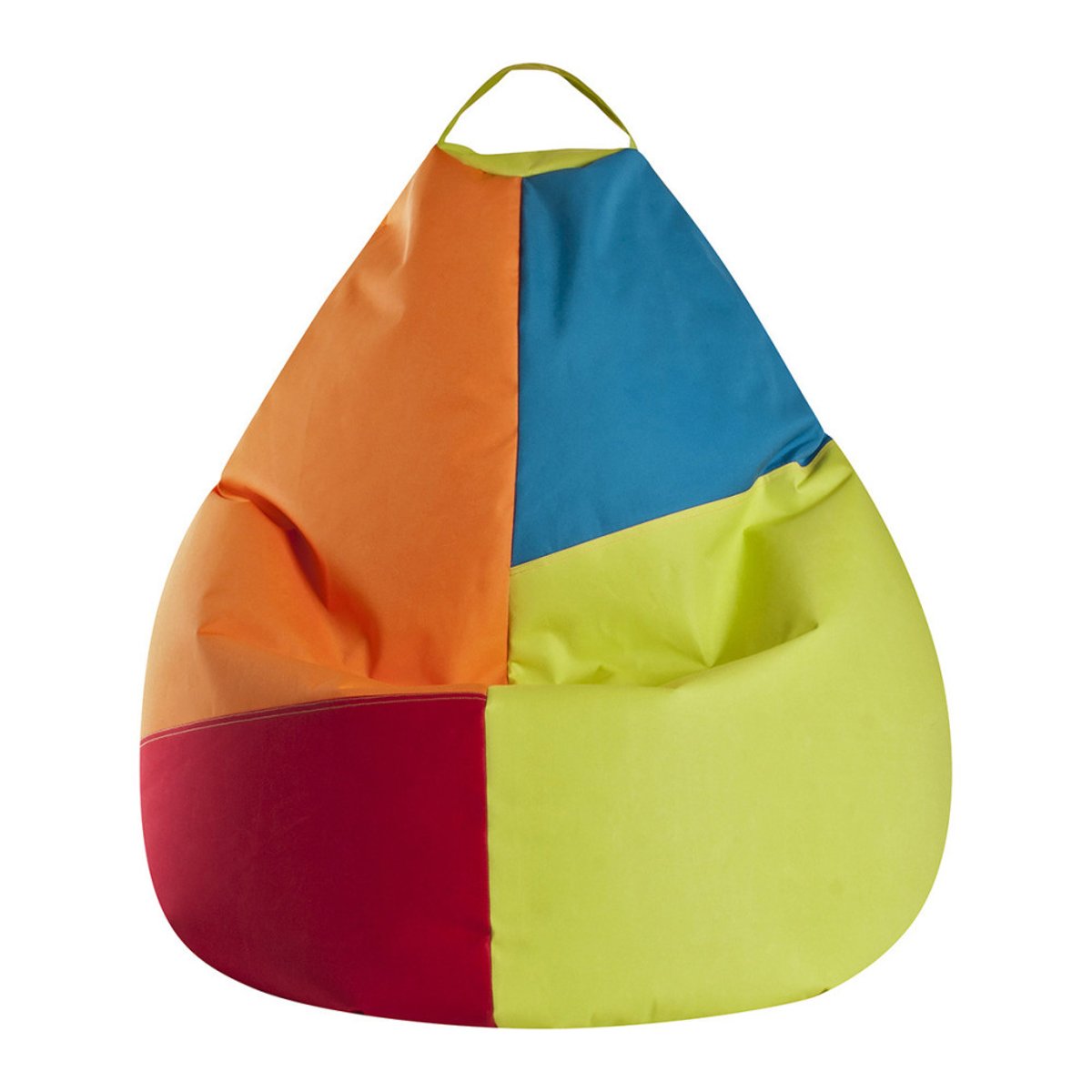 Pouf poire enfant HARLEKIN XL multicolor, SITTING POINT