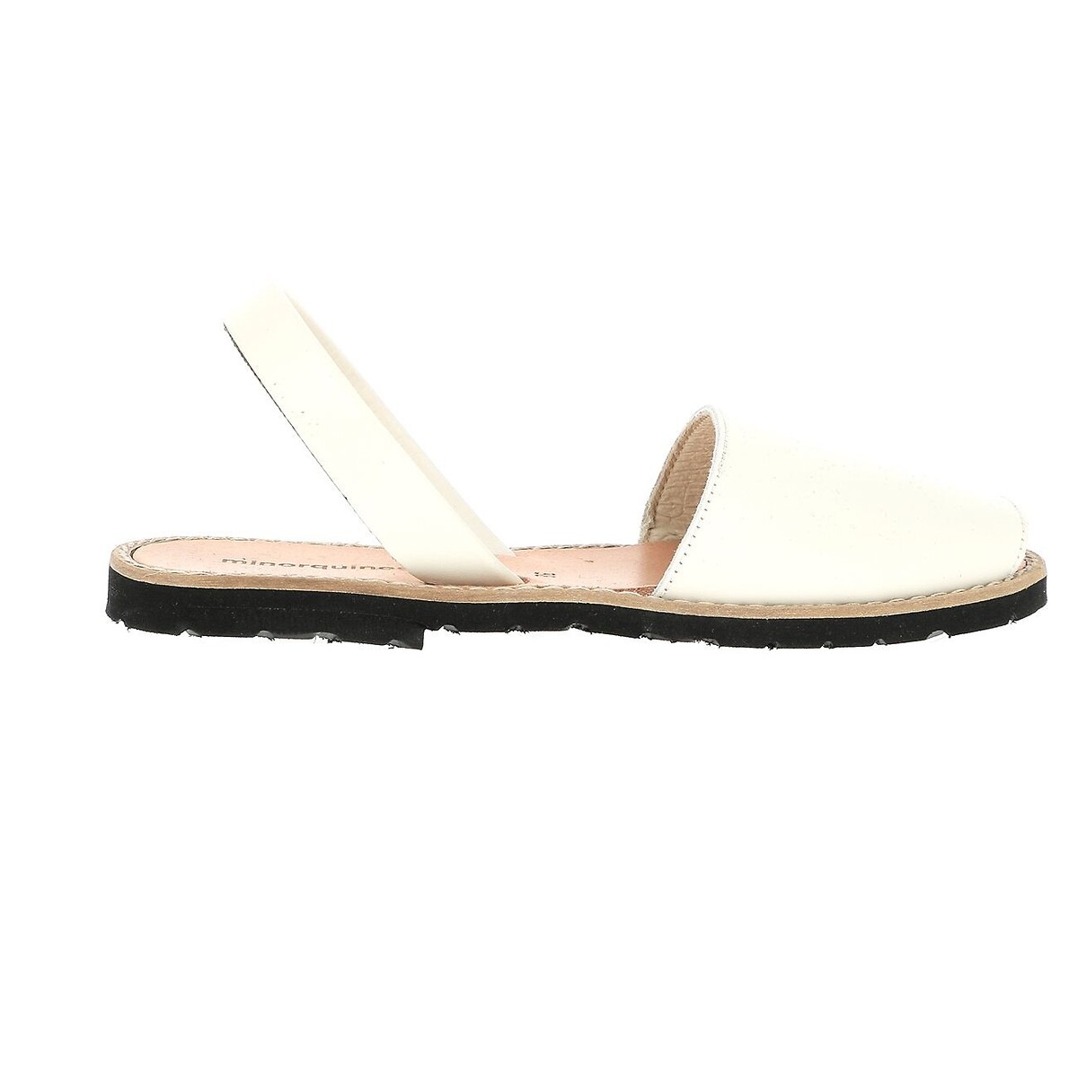 Leren sandalen Avarca ecru, MINORQUINES