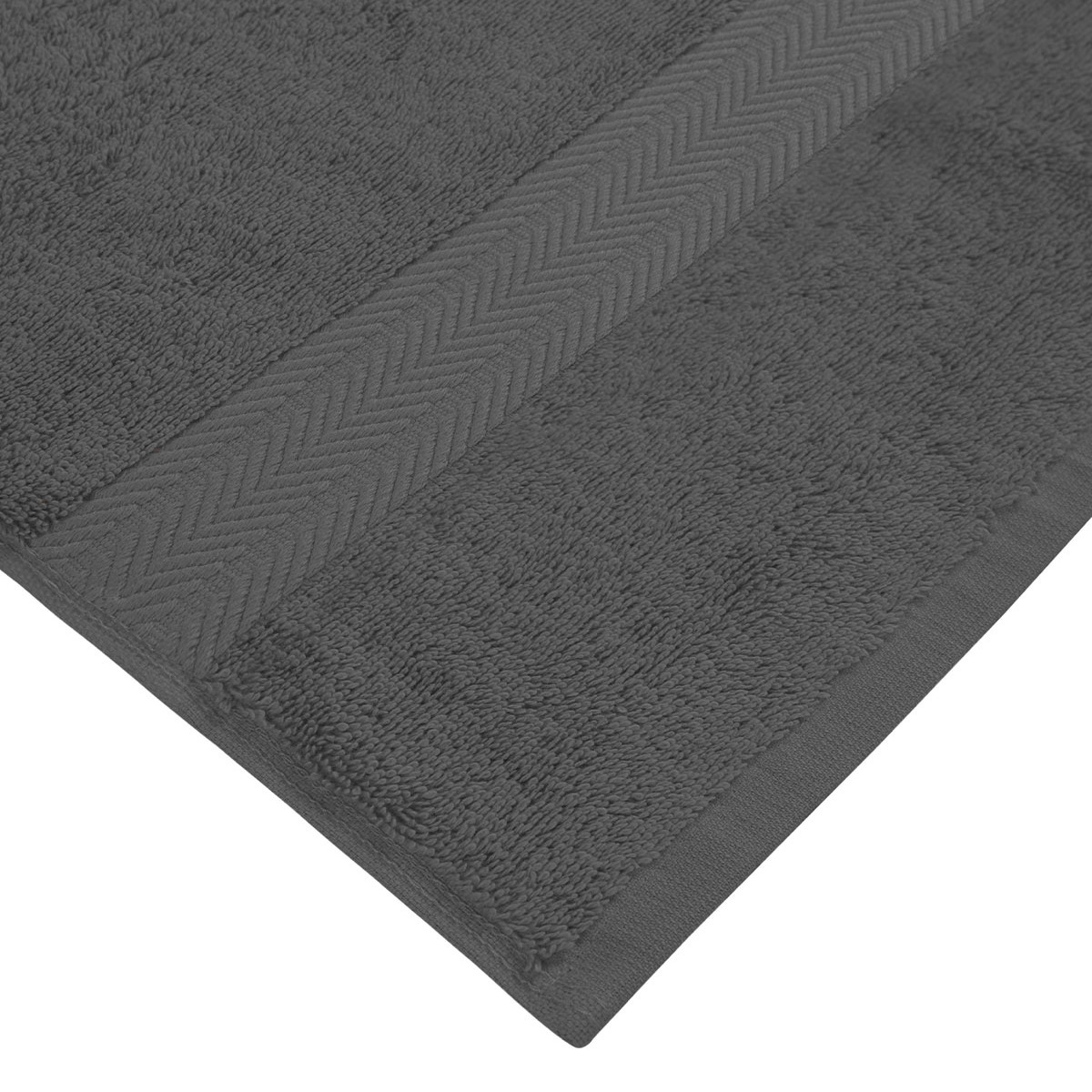 Ensemble Maxi bain 4 pièces (2 Maxi draps de bain + 2 serviettes) LUXURY anthracite, SENSEI MAISON