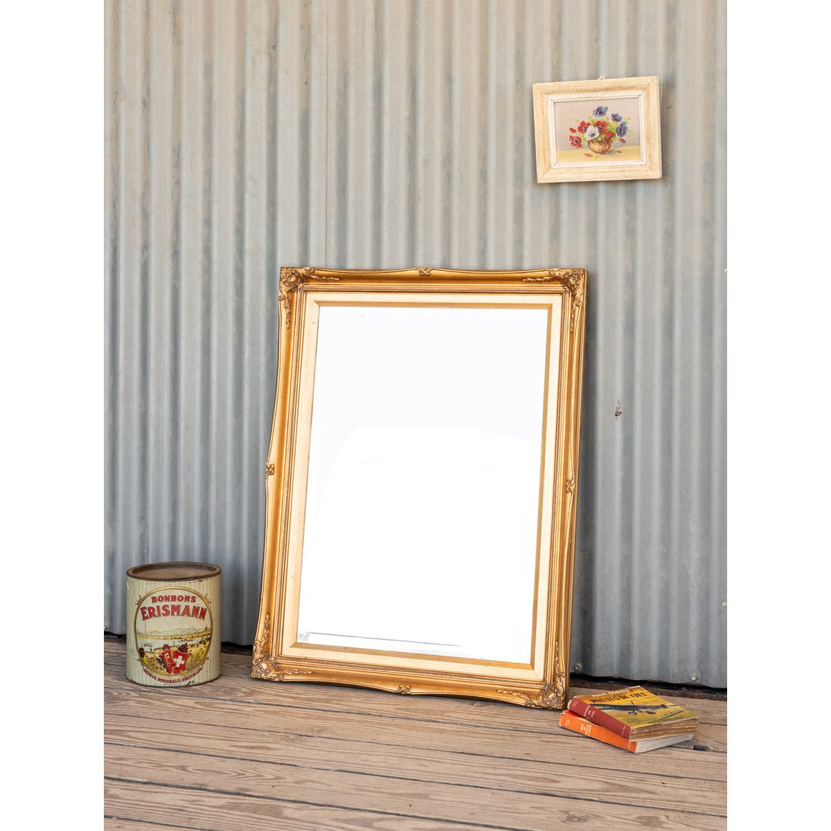 Miroir doré Georges N°1329 - Bon état doré, DEBONGOUT