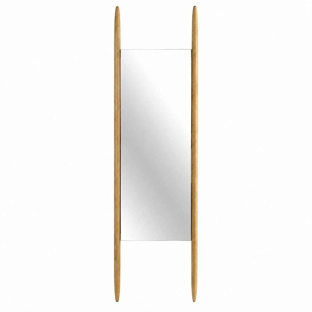 Miroir sur pieds en bois clair - style épuré, 170 cm IENA bois naturel, PIER IMPORT