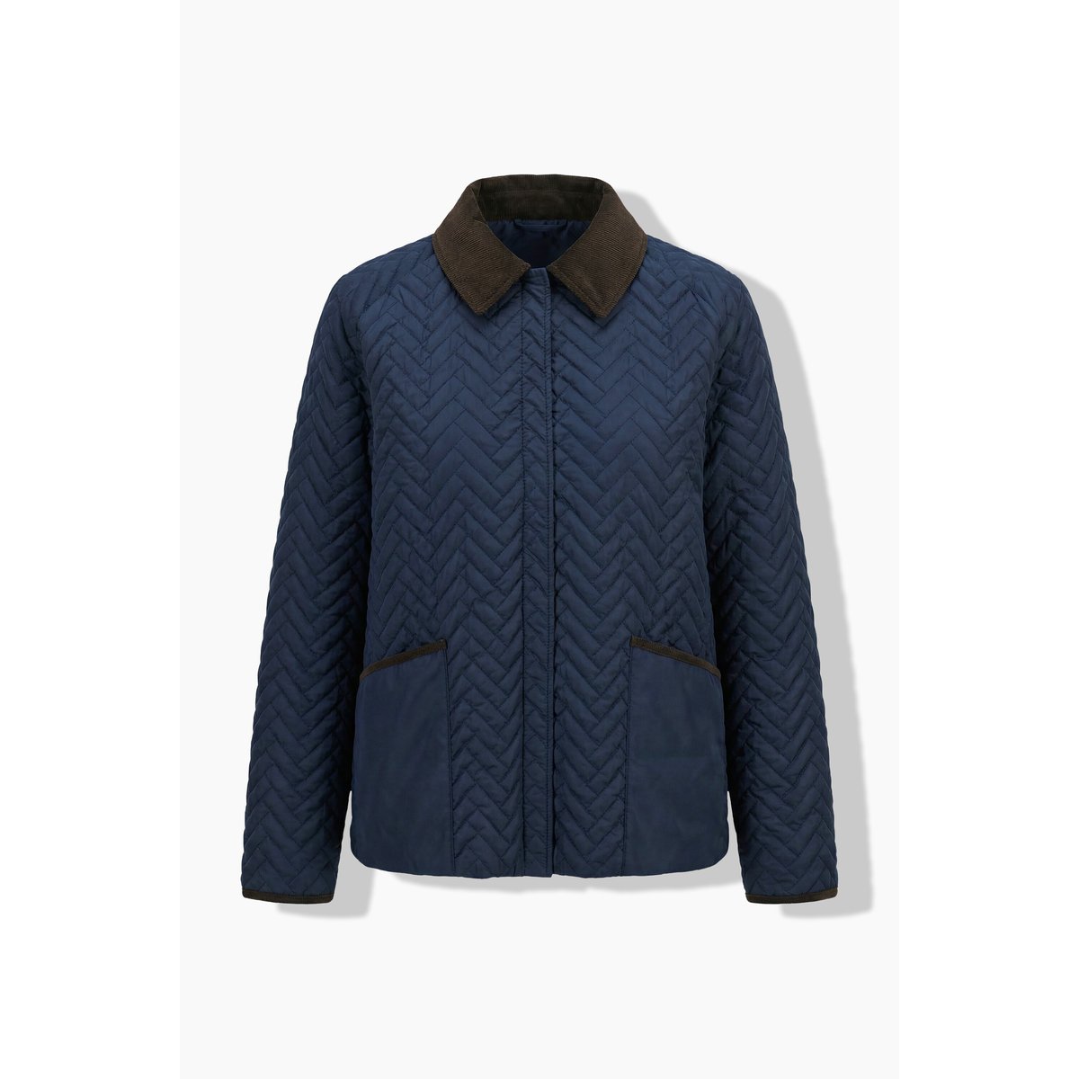 Veste matelassée HYPRAR, modèle déperlant bleu de minuit, ULLA POPKEN