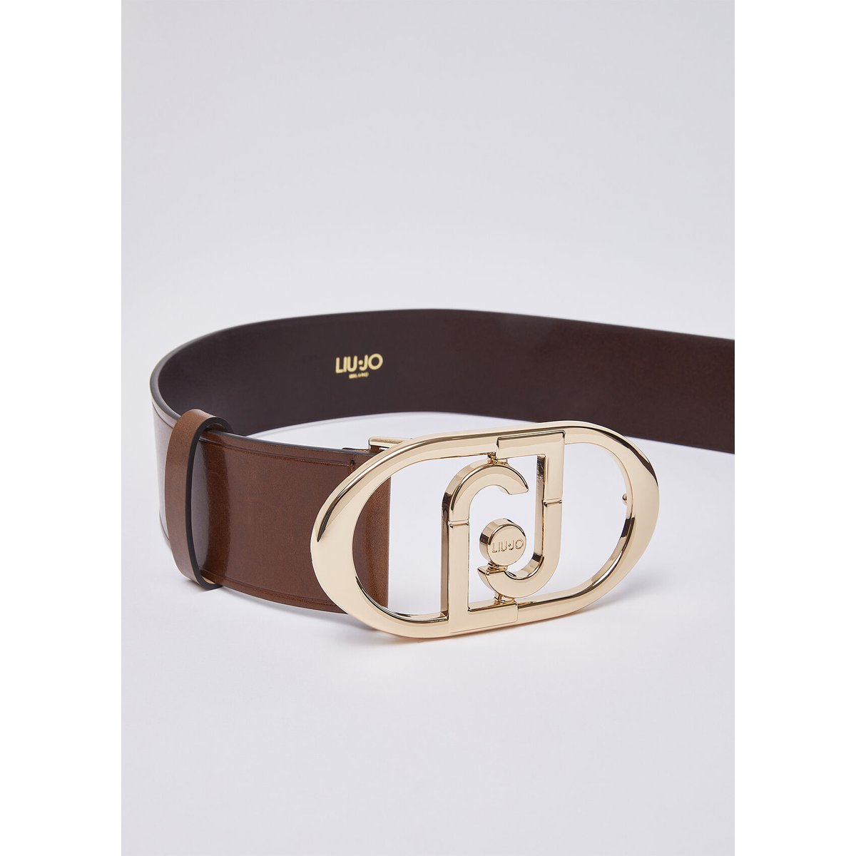 Ceinture Bustier en Cuir tabac, LIU JO