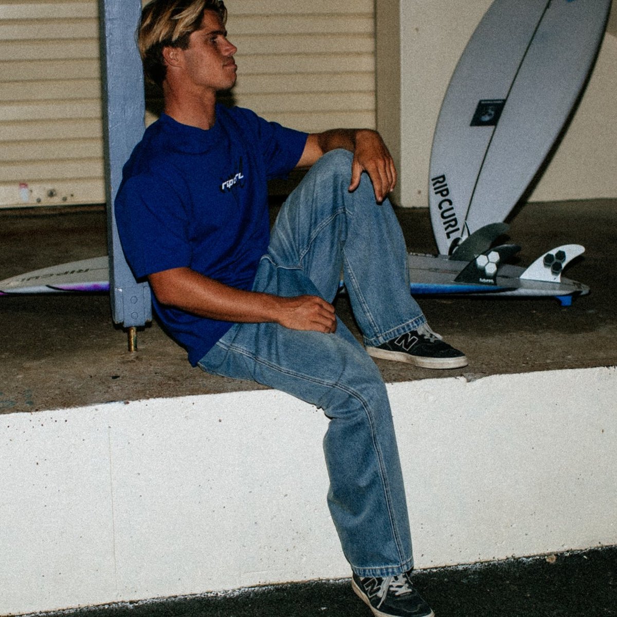Pantalon en jean Nu Dose bleu délavé, RIP CURL