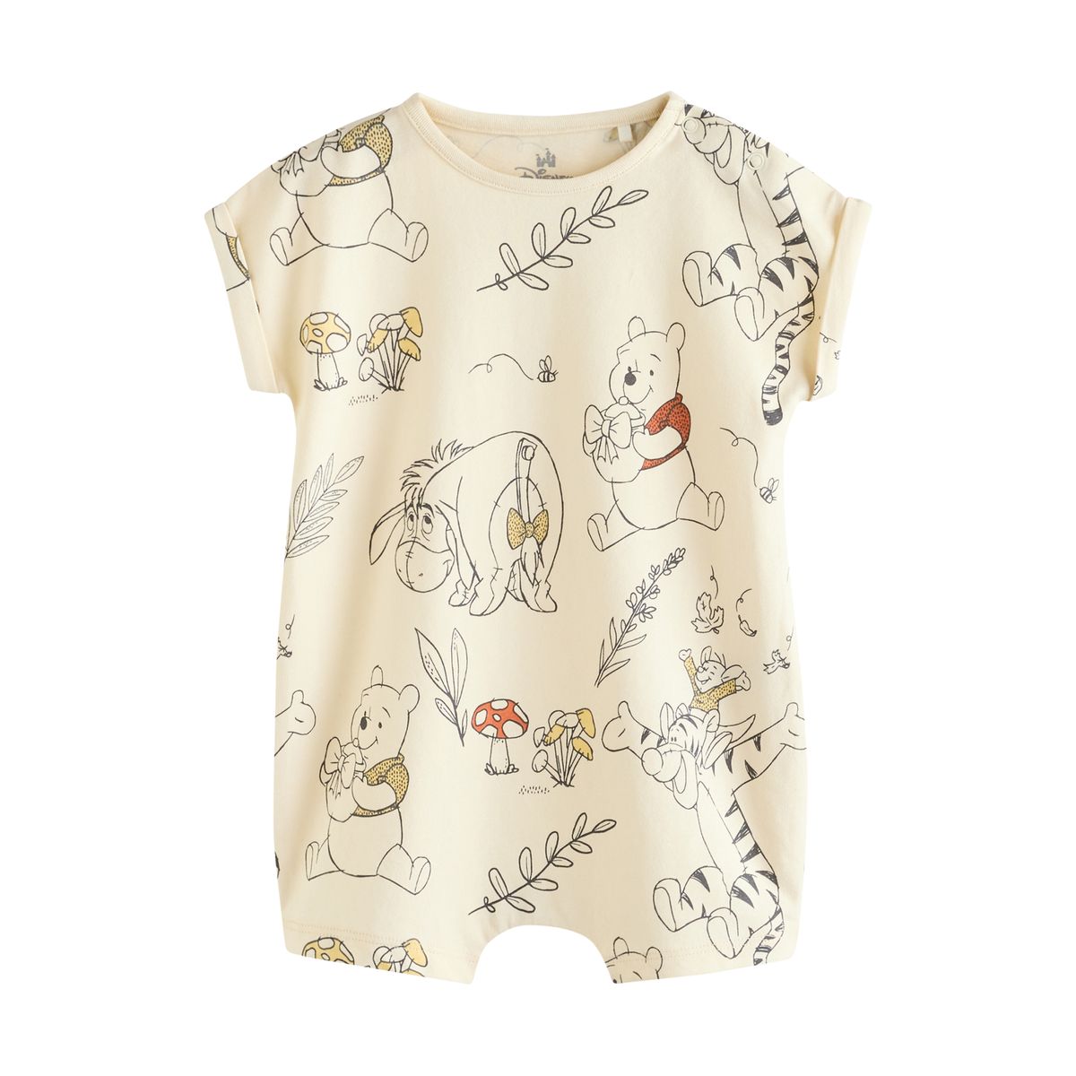 Barboteuse winnie l’ourson, lot de 2 jaune/blanc, NEXT