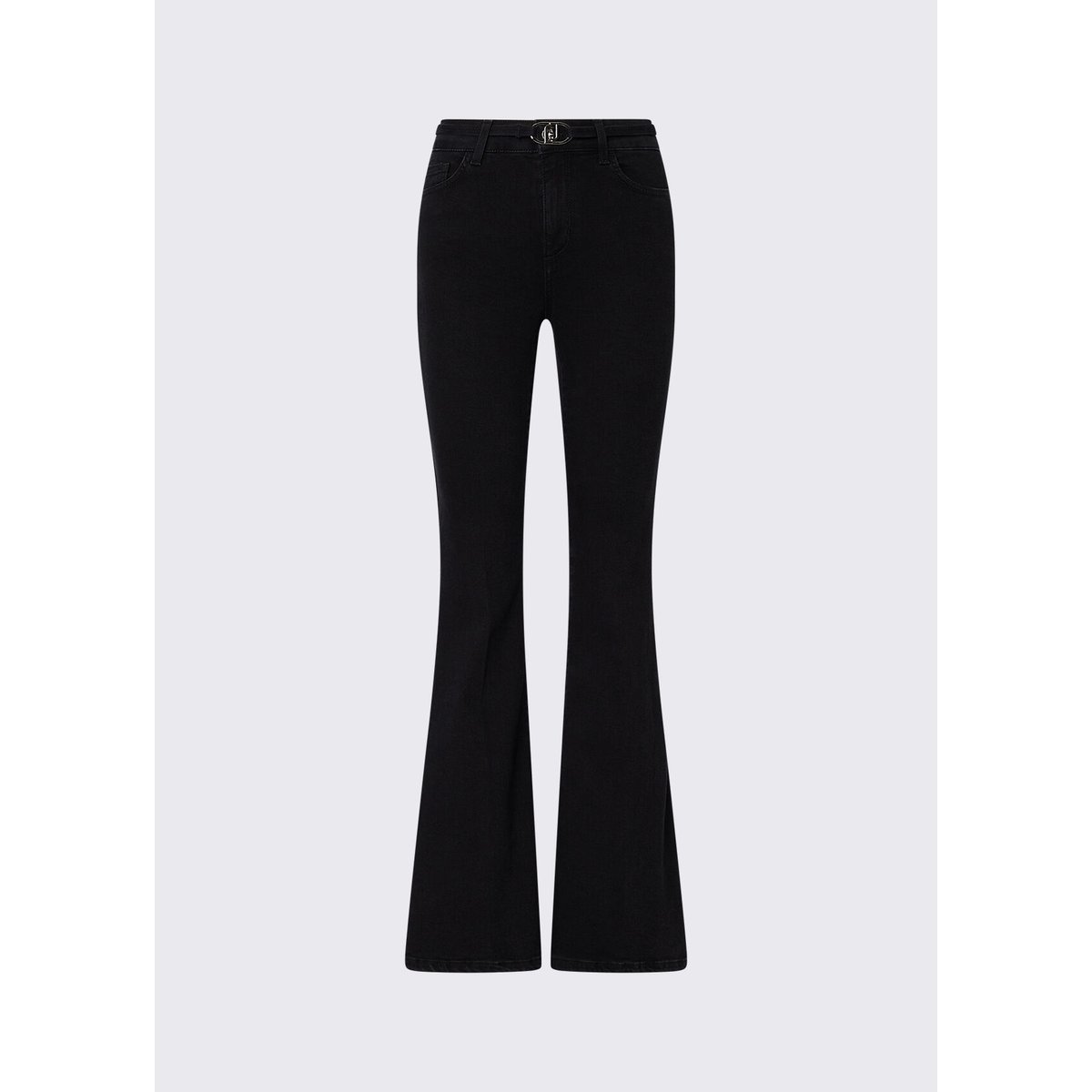 Jean bootcut taille haute denim noir, LIU JO