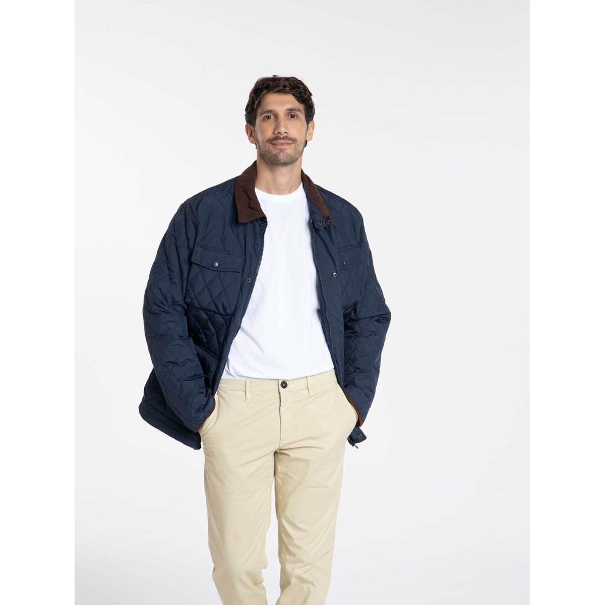 Vestes en regular MATEL marine, GENTLEMAN FARMER