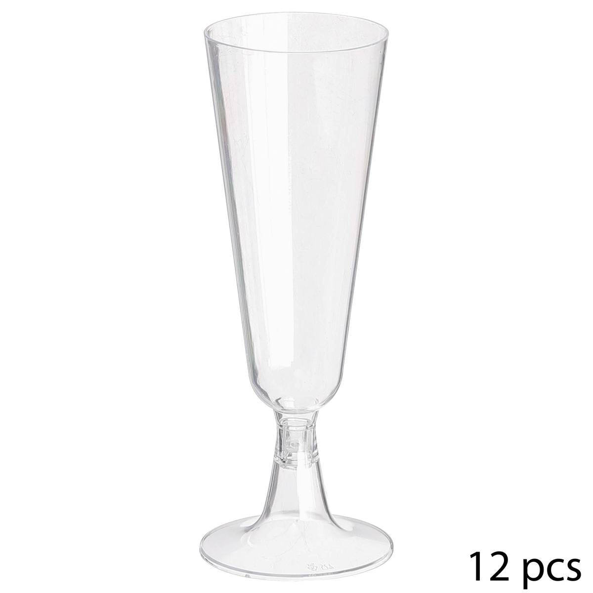 Lot de 12 flûtes à champagne COCKTAIL transparent, 5FIVE SIMPLY SMART