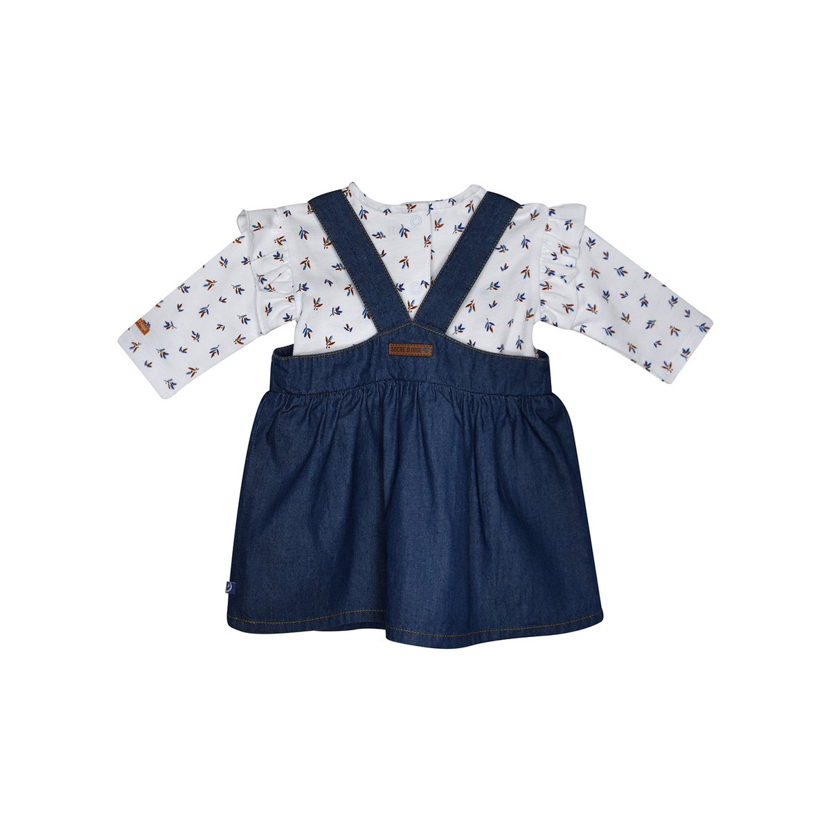 T shirt et robe en jean fanchon bleu, SUCRE D'ORGE