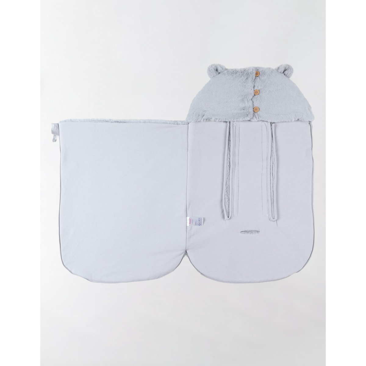 Nid d'ange en Groloudoux®gris clair gris, NOUKIE'S