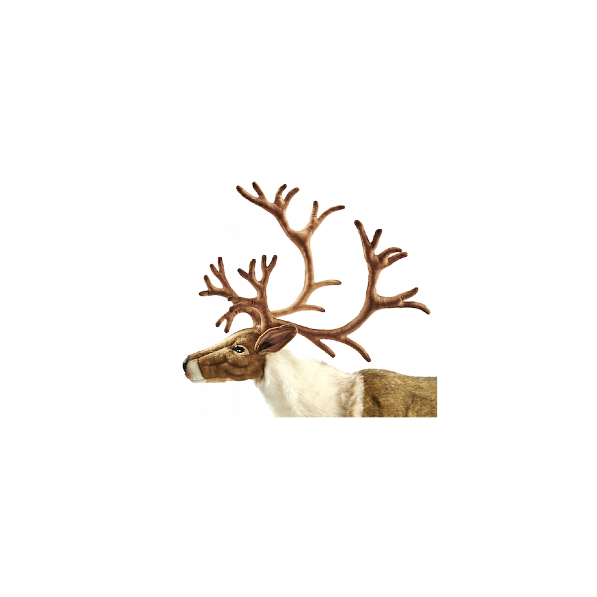 Peluche Geante Renne Nordic L couleur unique, HANSA