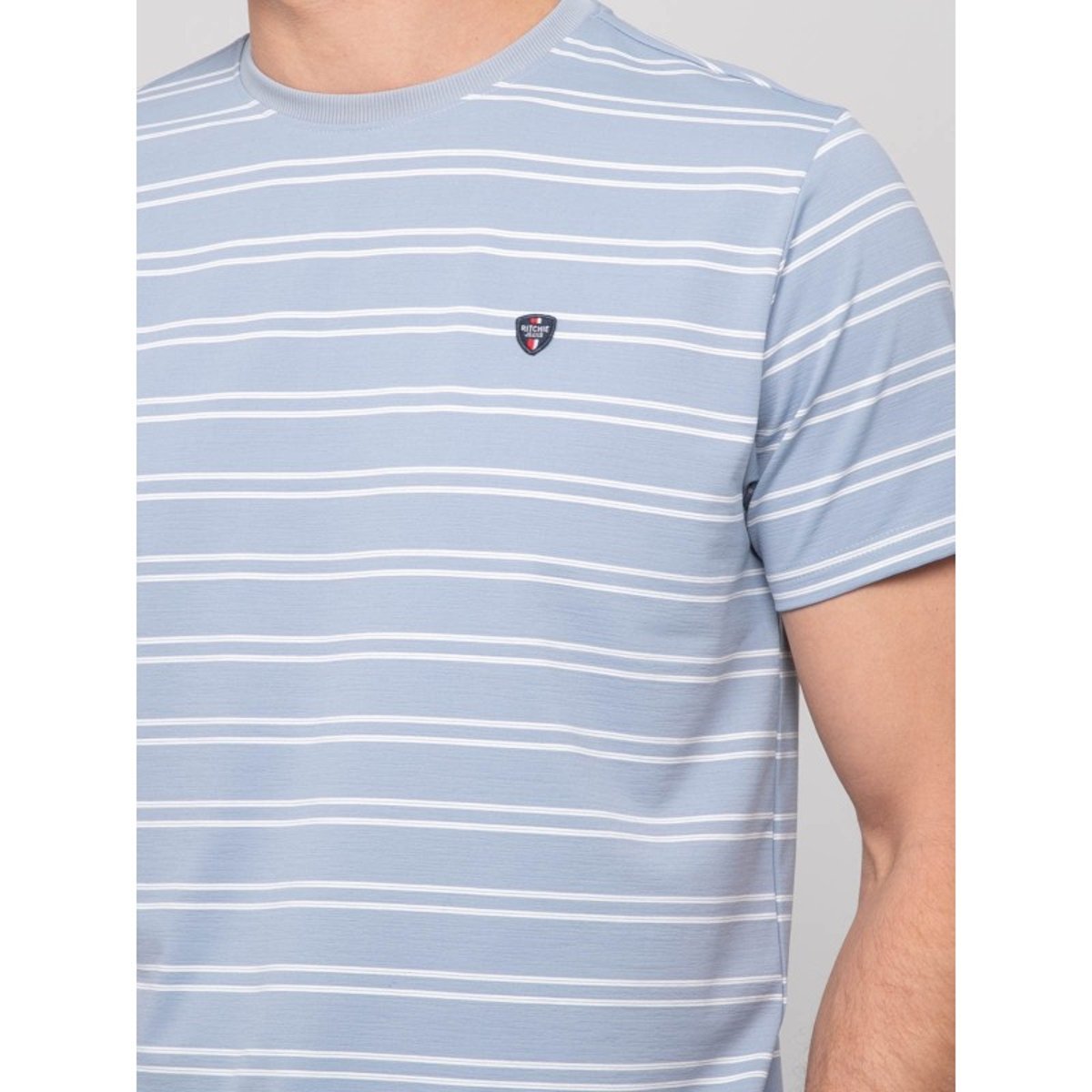 T-shirt Fines Rayures Marinière Nerlando bleu, RITCHIE