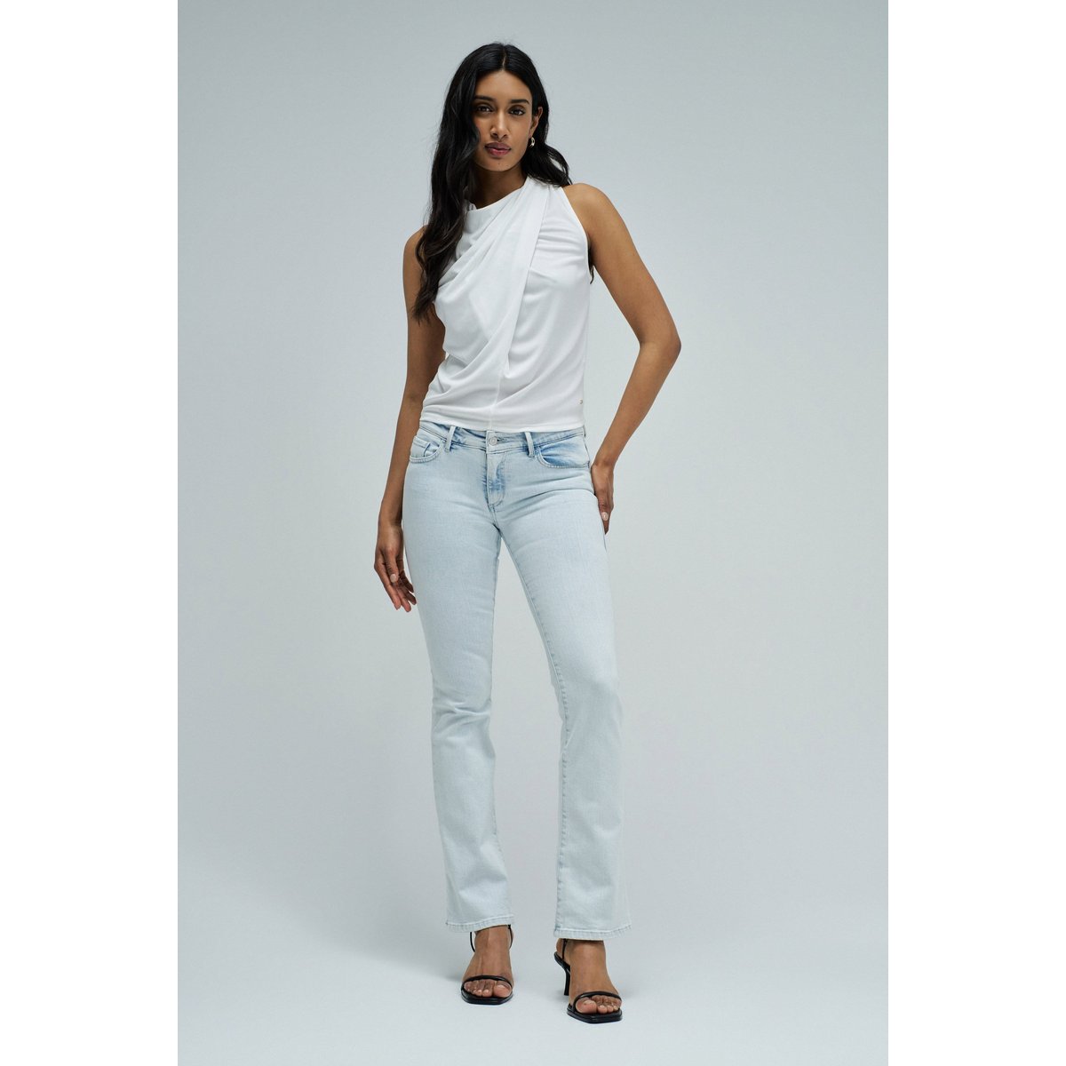 JEAN WONDER PUSH UP BOOTCUT bleu cobalt, SALSA JEANS