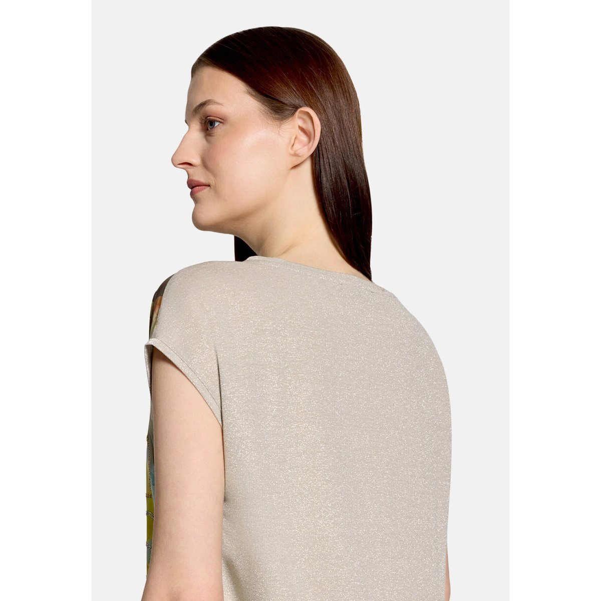 T-shirt façon blouse à impression mint/nature, BETTY BARCLAY