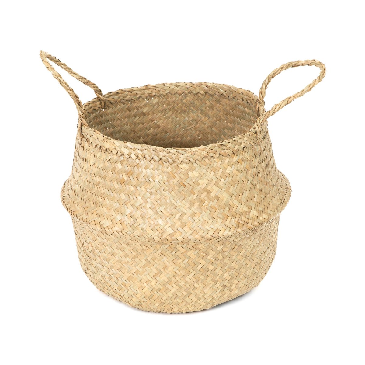 COMPACTOR - Panier de rangement naturel BELLY M - 35 x 35 x H.32 cm - Beige naturel, COMPACTOR