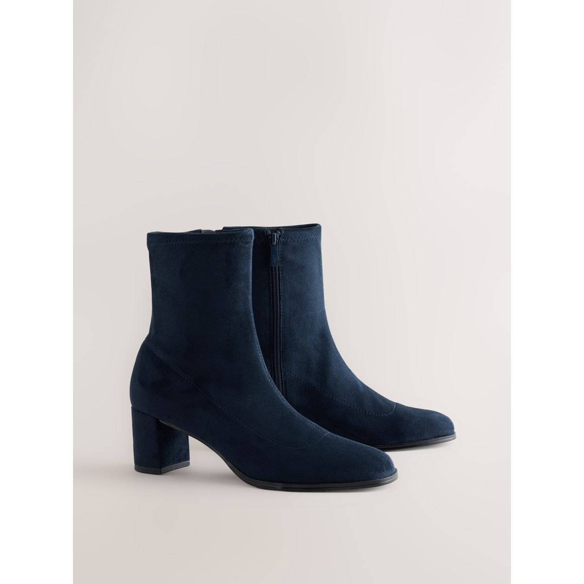 Bottines souples à bout rond forever comfort® bleu marine, NEXT