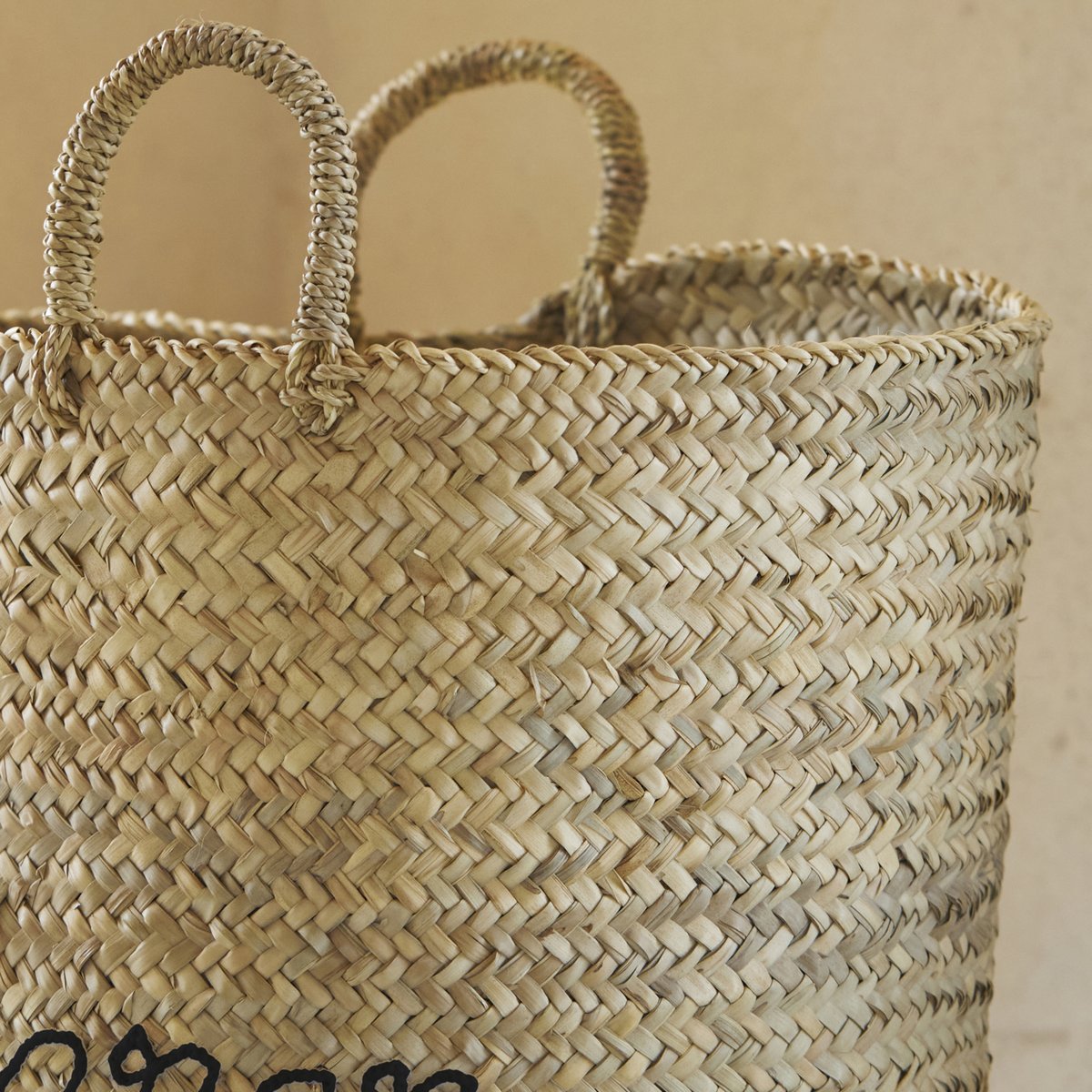 Grand panier BAZAR XL - LOJI noir, HOME MAISON