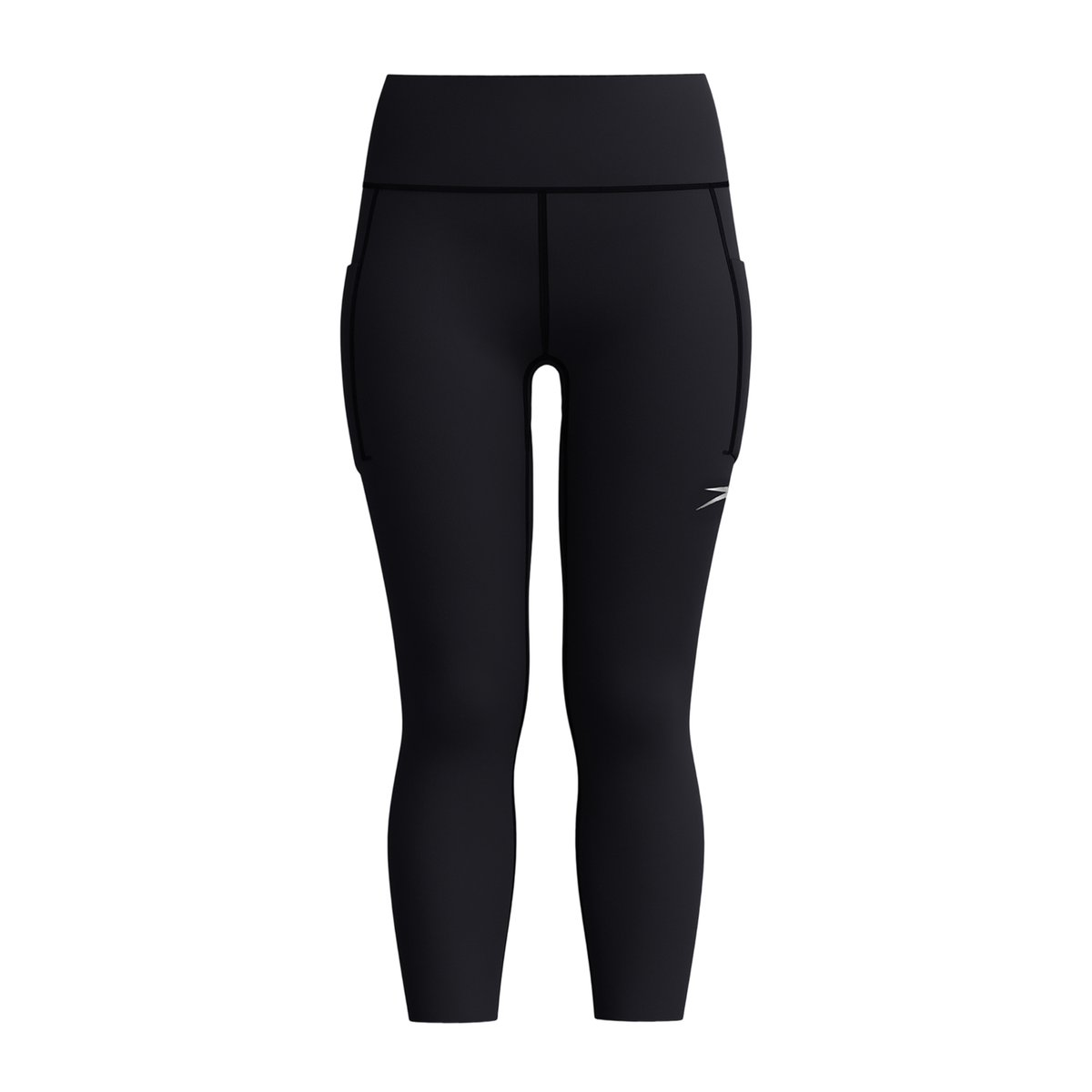 Legging uni à taille haute élastiquée PRO noir, SPEEDO