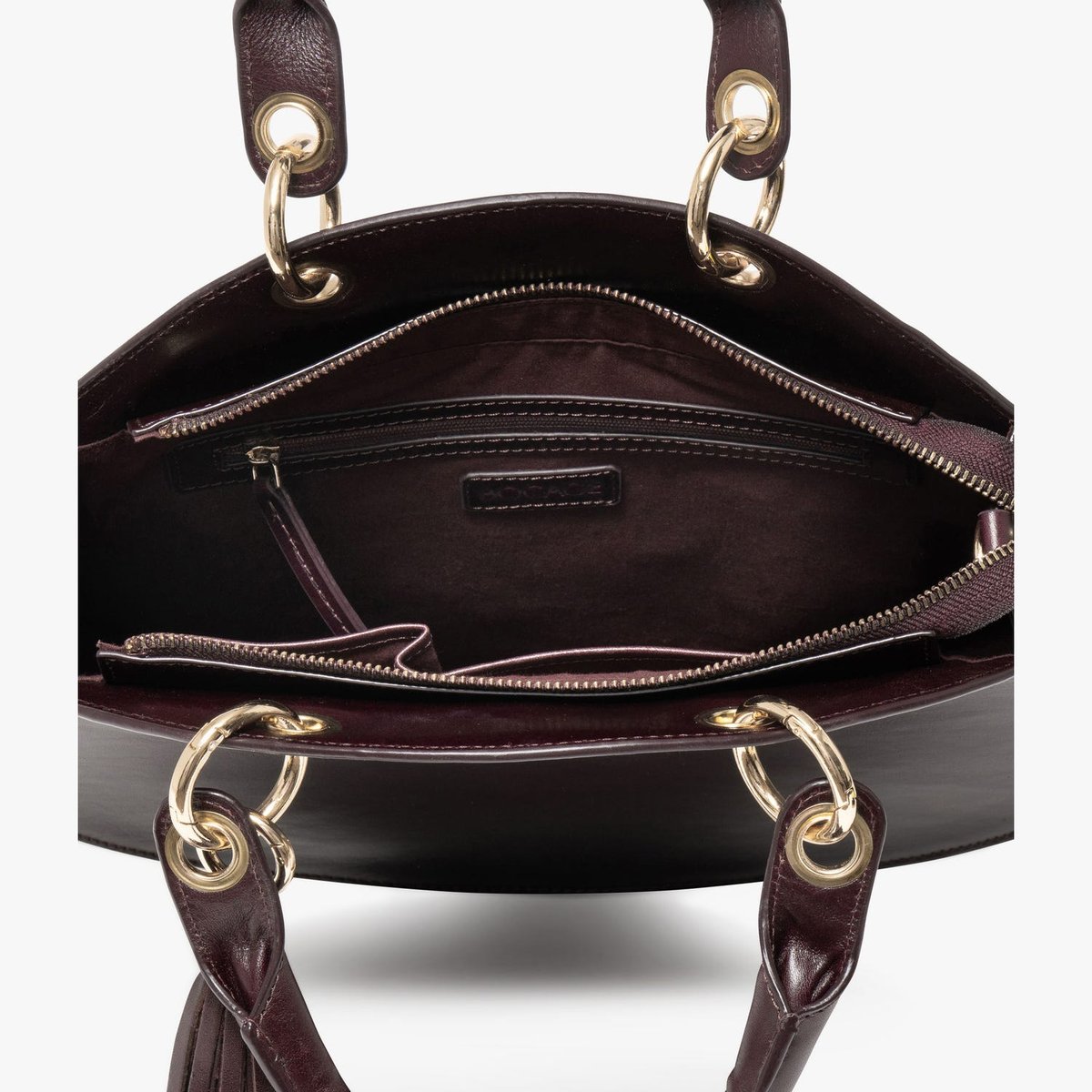 Maro Cuir en cuir CLADIE pourpre, BOCAGE