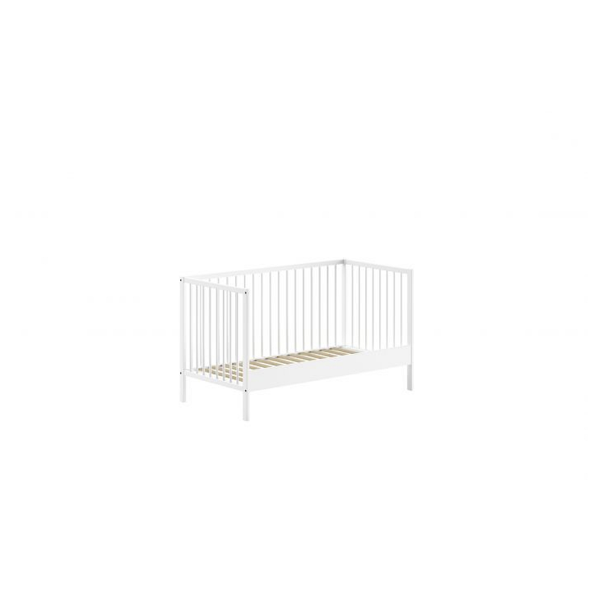 Lit Dino 70x140cm en Blanc couleur unique, VIPACK