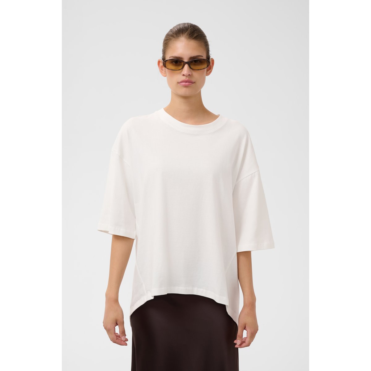 T-shirt blanc broken white, SOAKED IN LUXURY