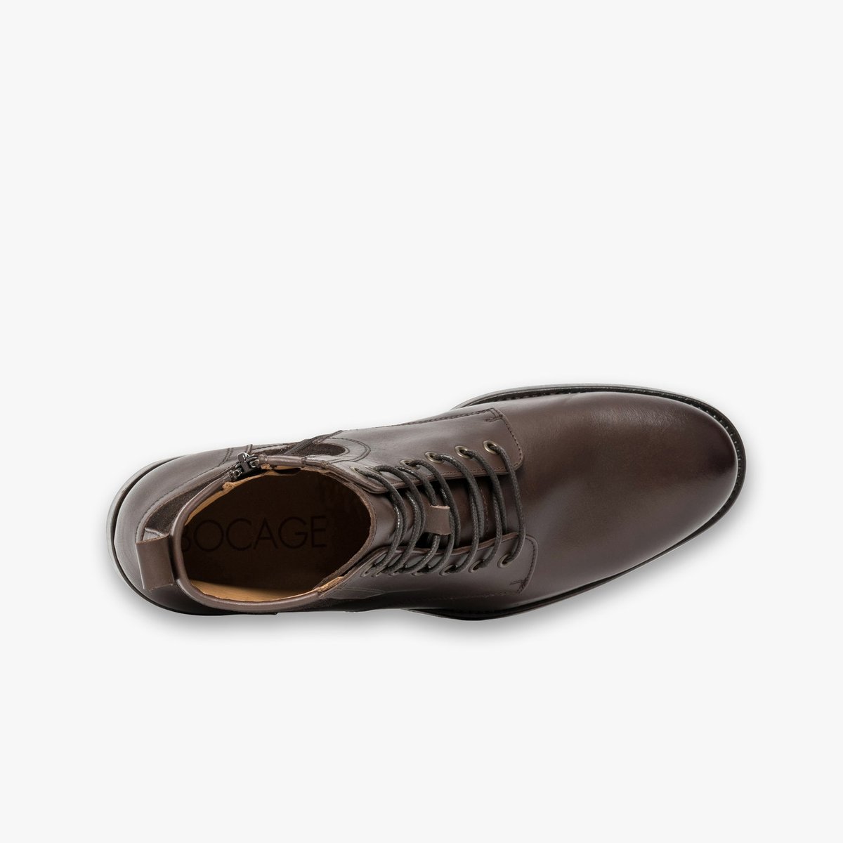 Boots en cuir PAOLO marron, BOCAGE