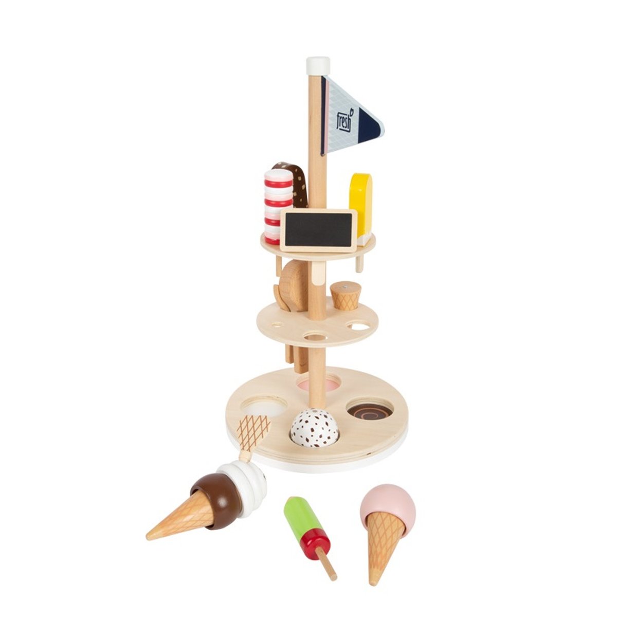 Stand de glaces Fresh beige, SMALL FOOT COMPANY