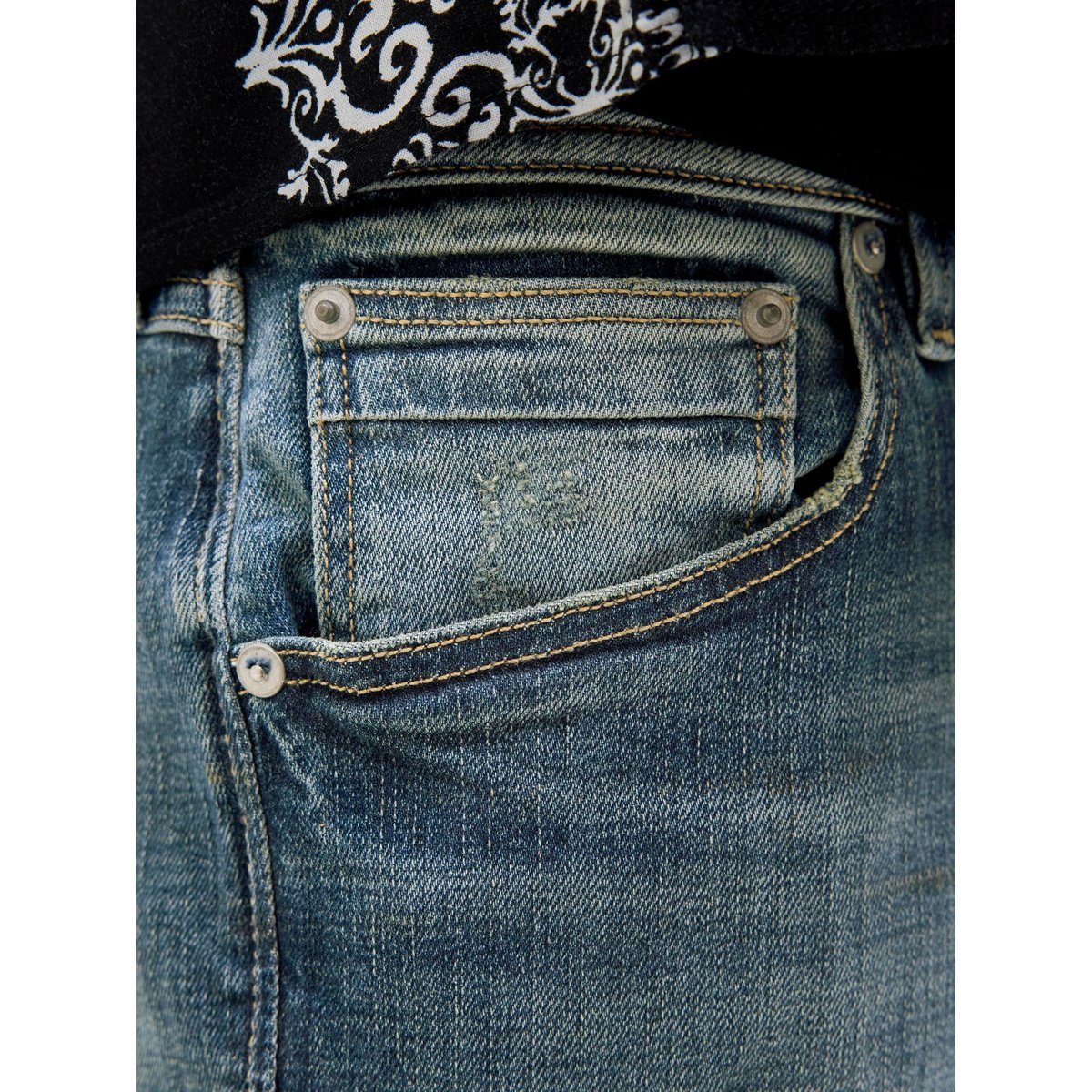 Short En Denim bleue - blue denim 1, JACK & JONES