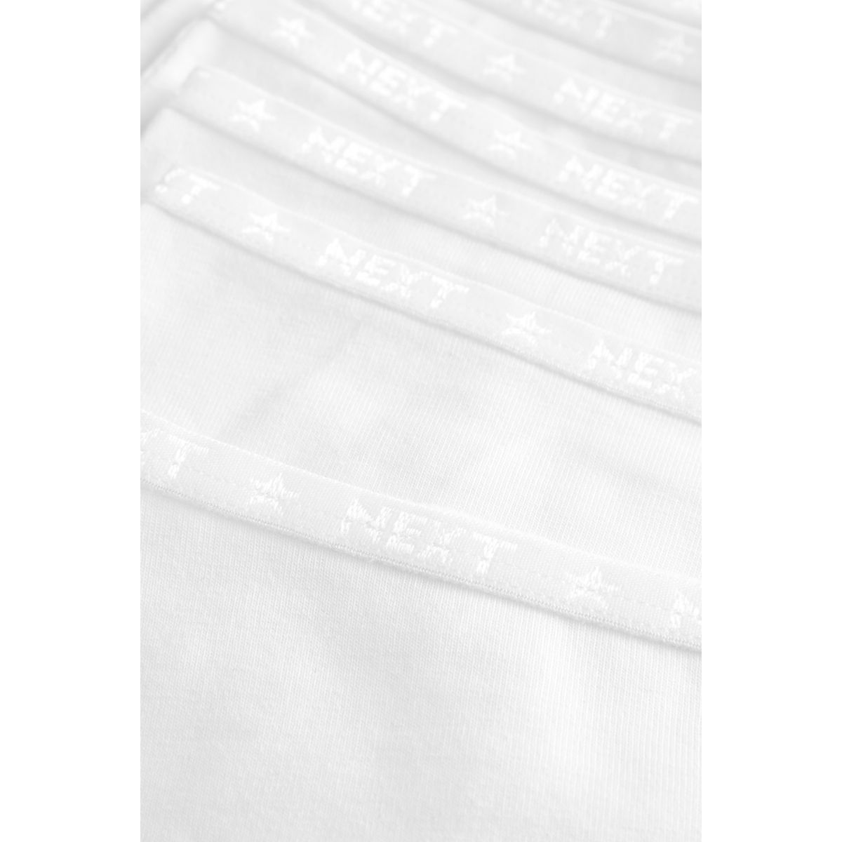Slip taille basse, lot de 7 blanc, NEXT