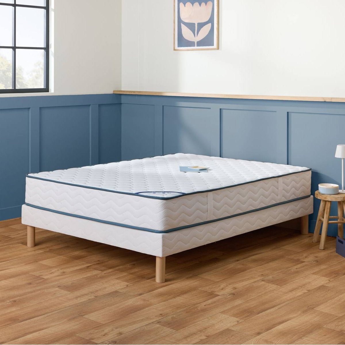 Matelas ressorts ensachés 23 cm - MELUSINE blanc, CAMIF
