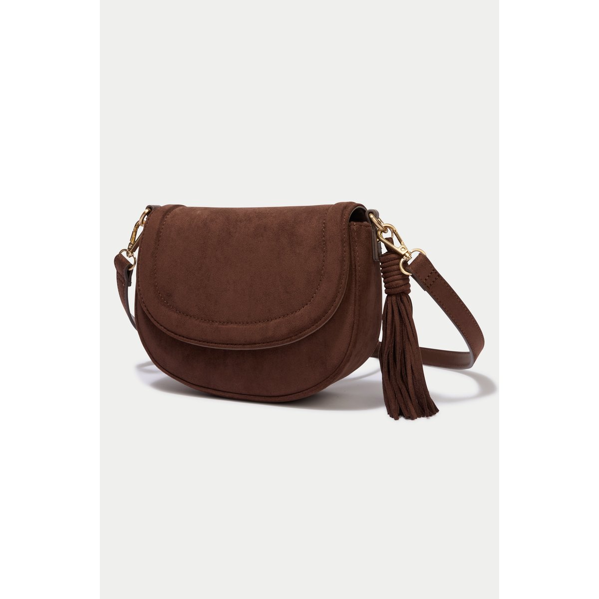 Sac aspect daim marron foncé, CACHE CACHE