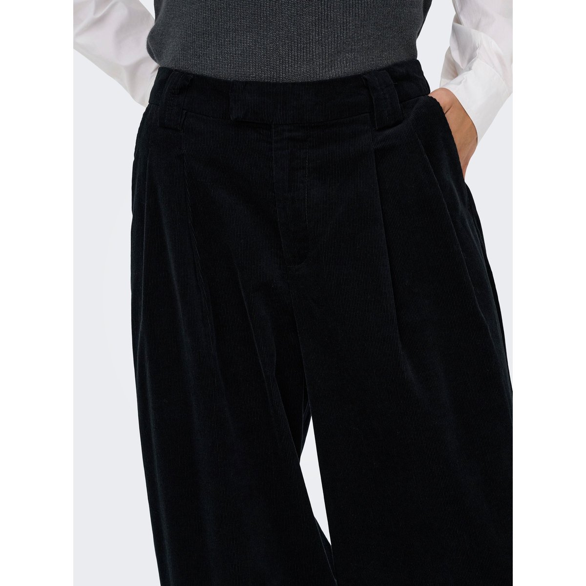 Pantalon À Jambe Large noire - black, ONLY