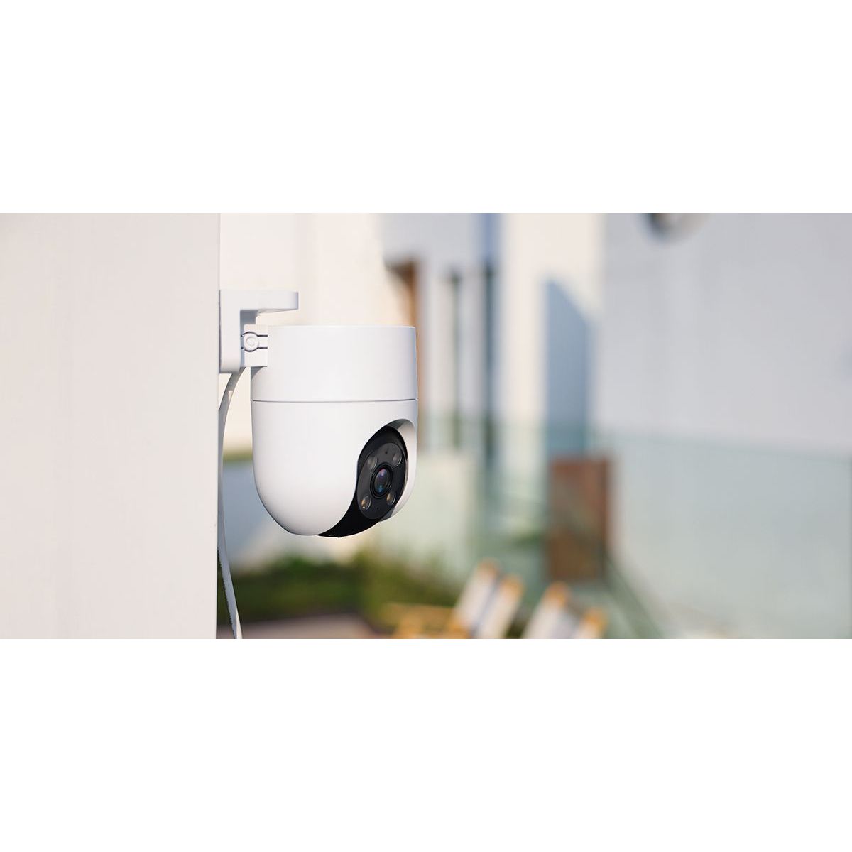 Caméra de surveillance Wifi H8C 2K motorisée couleur unique, EZVIZ