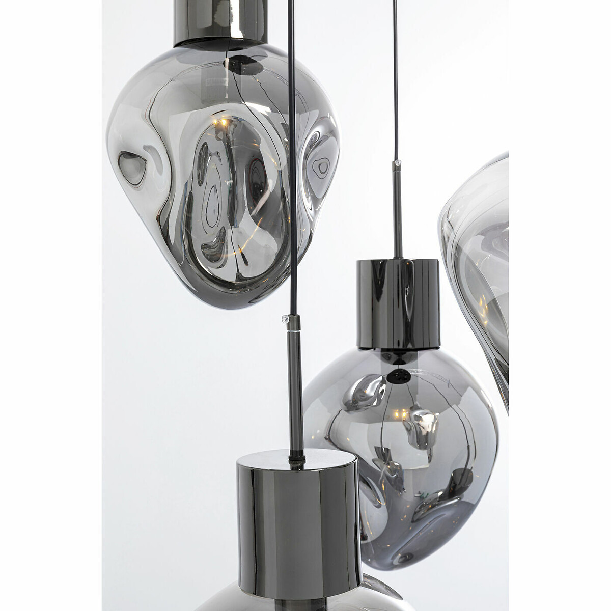 Hängeleuchte Supernova Smoky Cinque Ø50cm silberfarben, KARE DESIGN