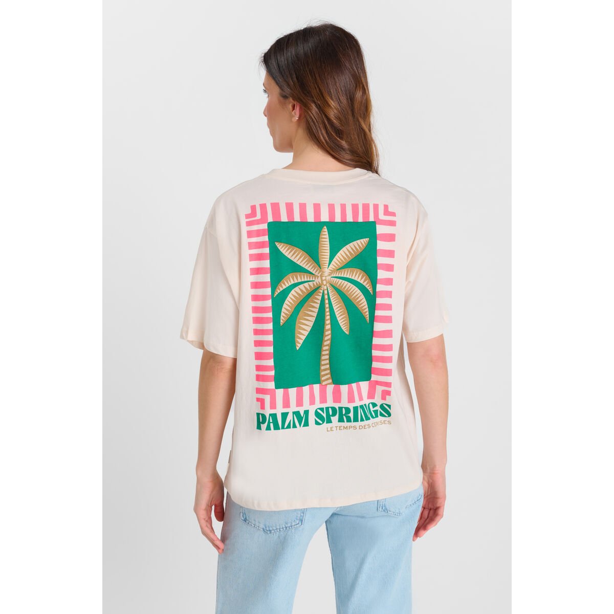 Tee-Shirt PALMS craie, LE TEMPS DES CERISES
