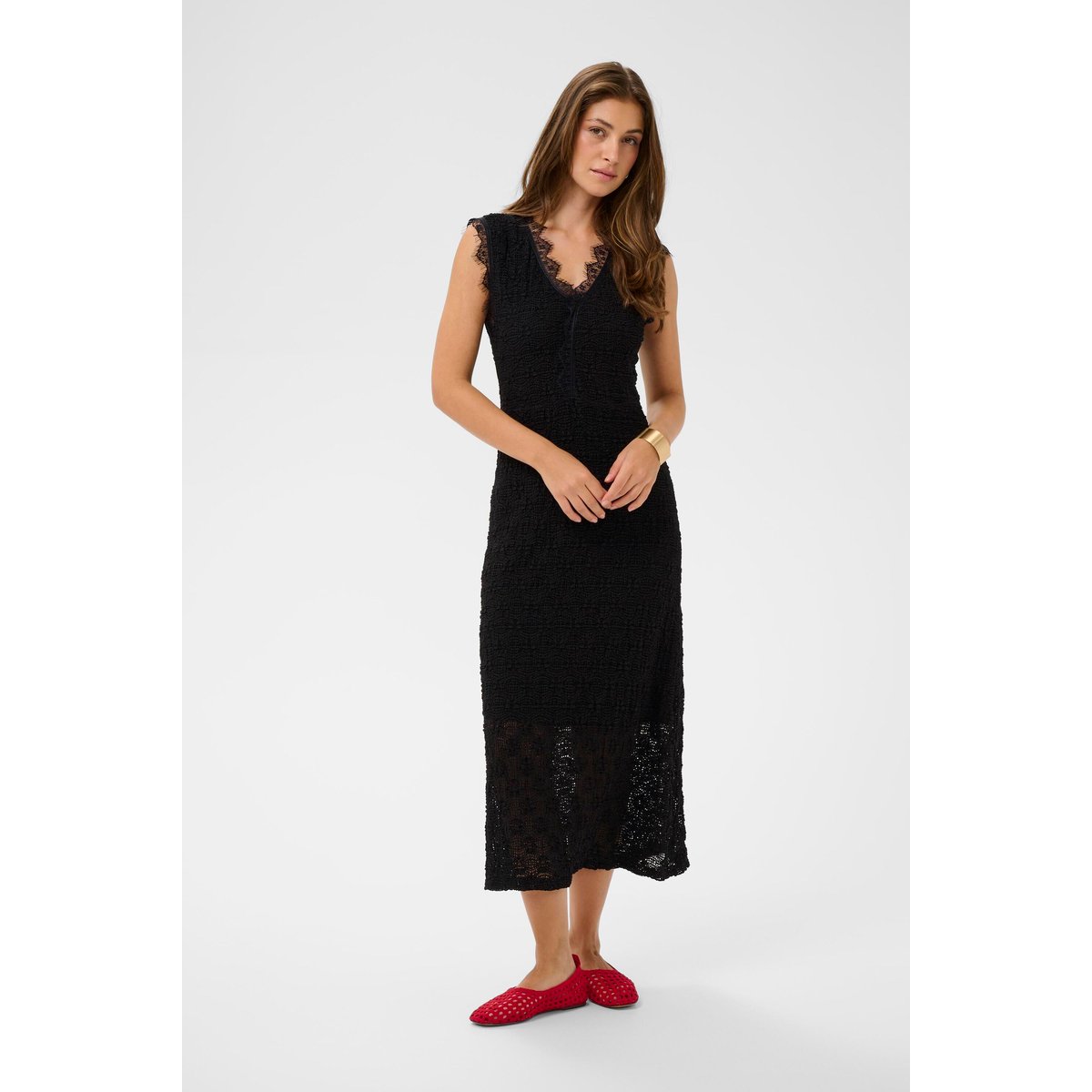 Dress noir pitch black, CREAM