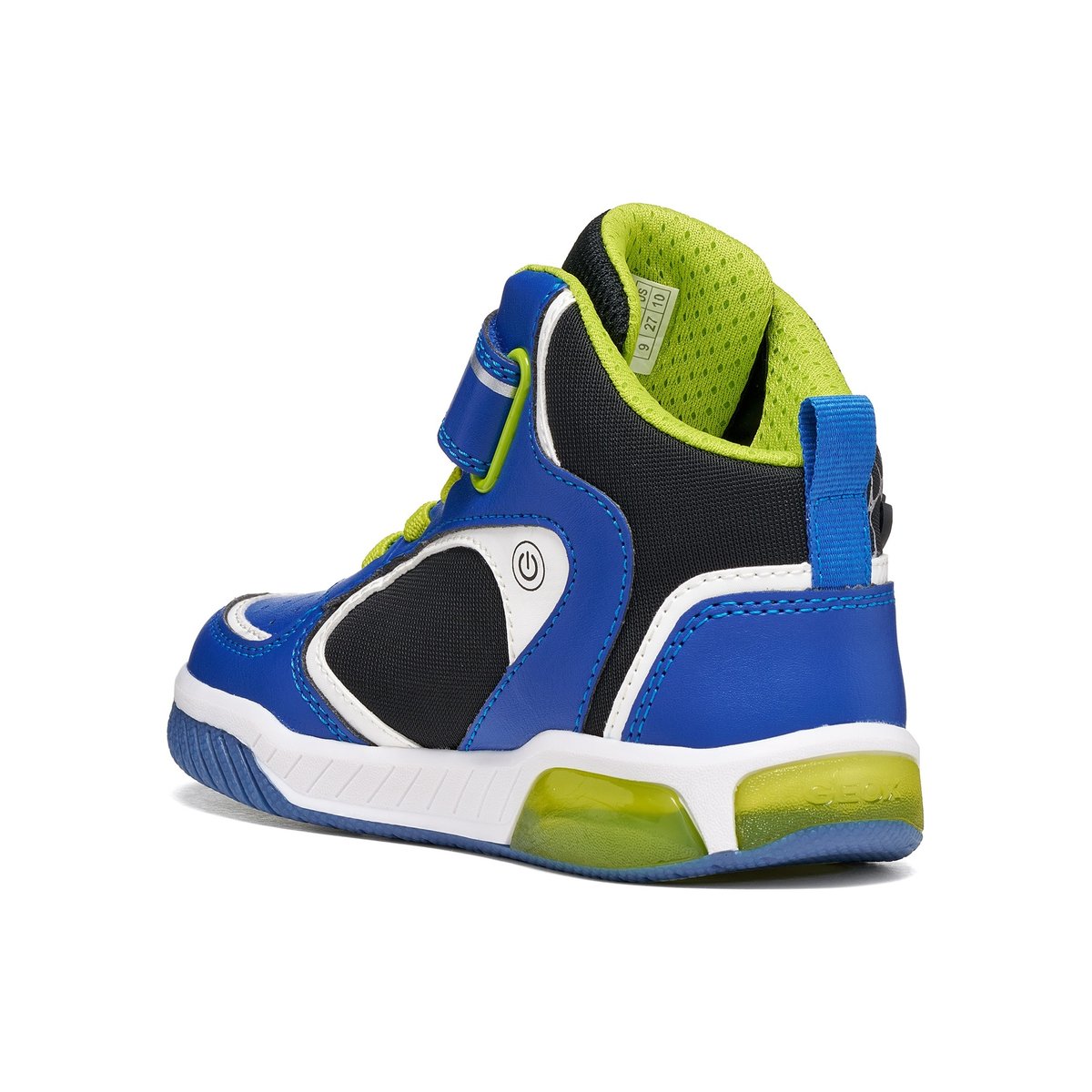 Baskets À Led J INEK bleu roi/citron vert, GEOX