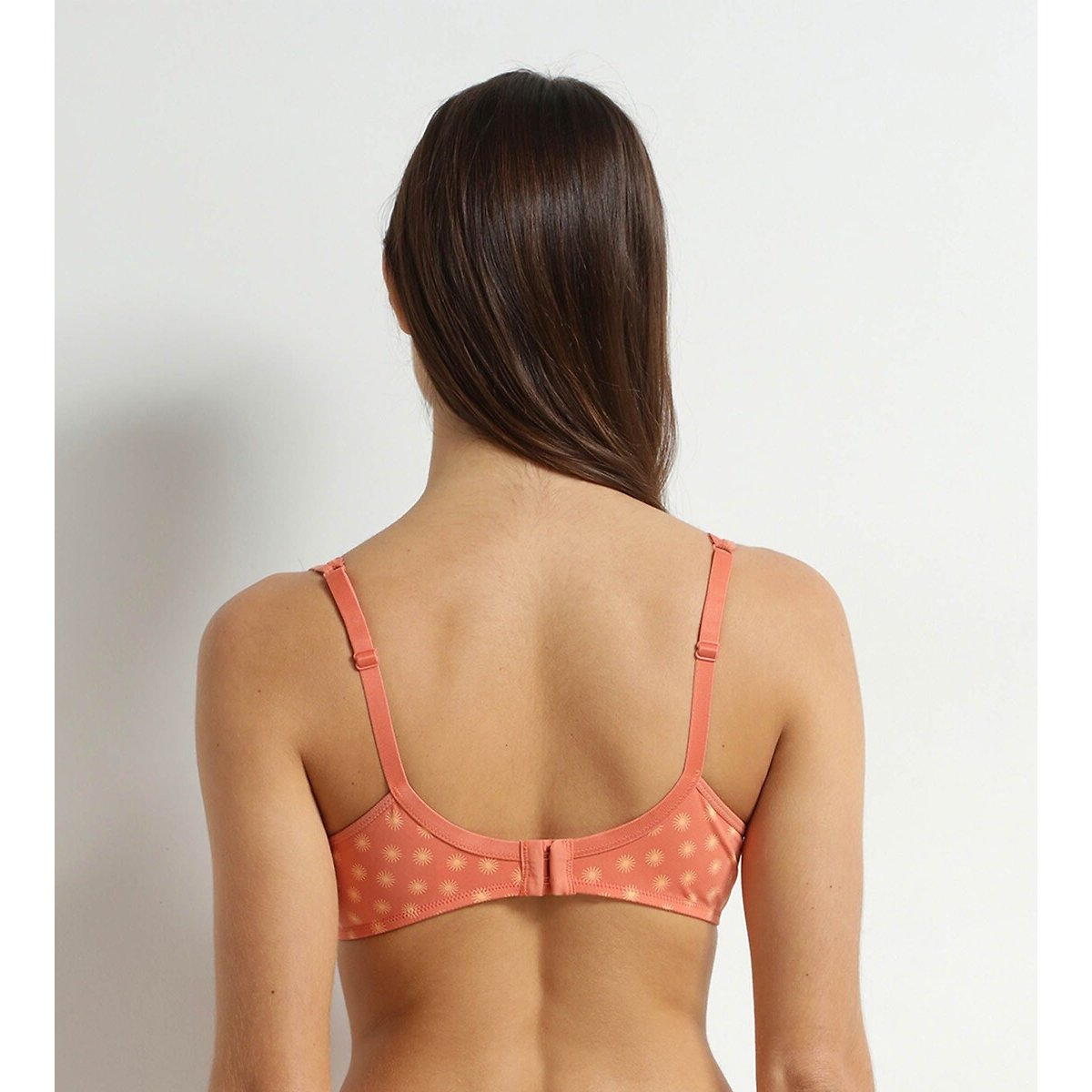Soutien-gorge emboîtant Generous imprimé orange, DIM