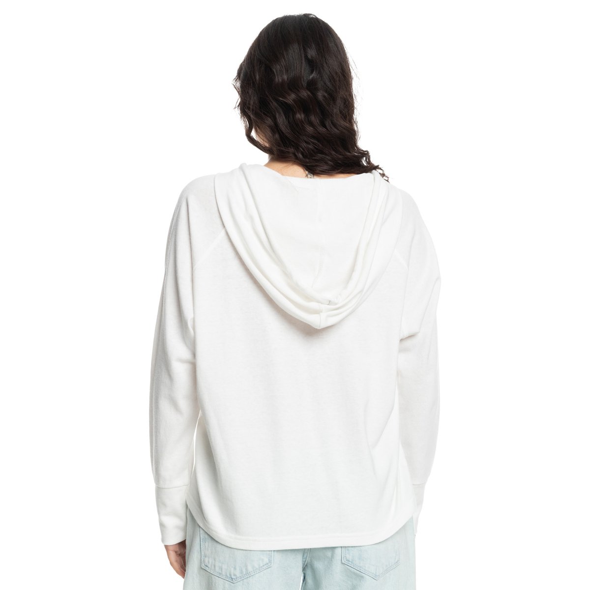 Sweat à capuche DESTINATION SURF. blanc snow white, ROXY